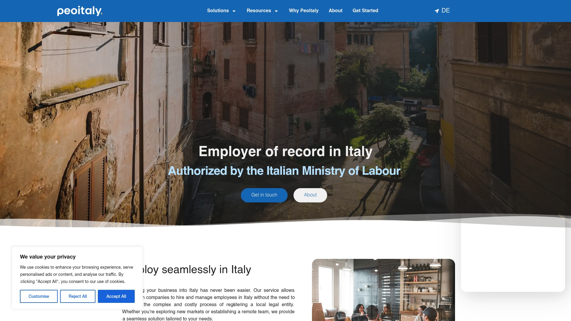 PeoItaly Screenshot