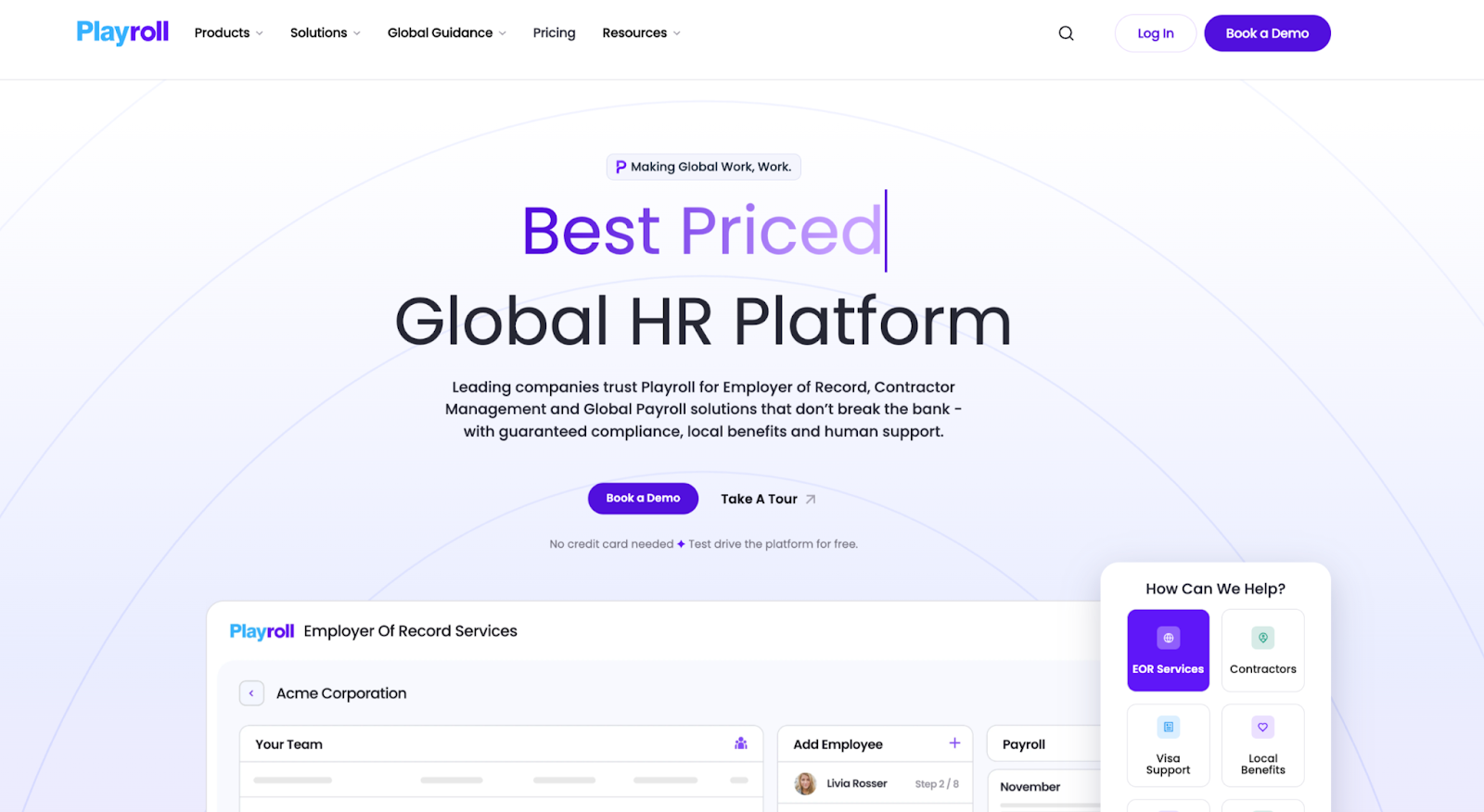 playroll is an alternative of velocity global