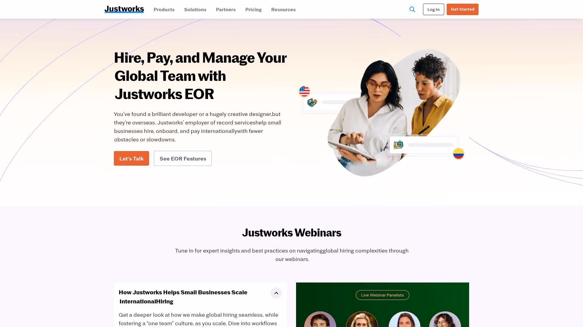 Justworks Screenshot