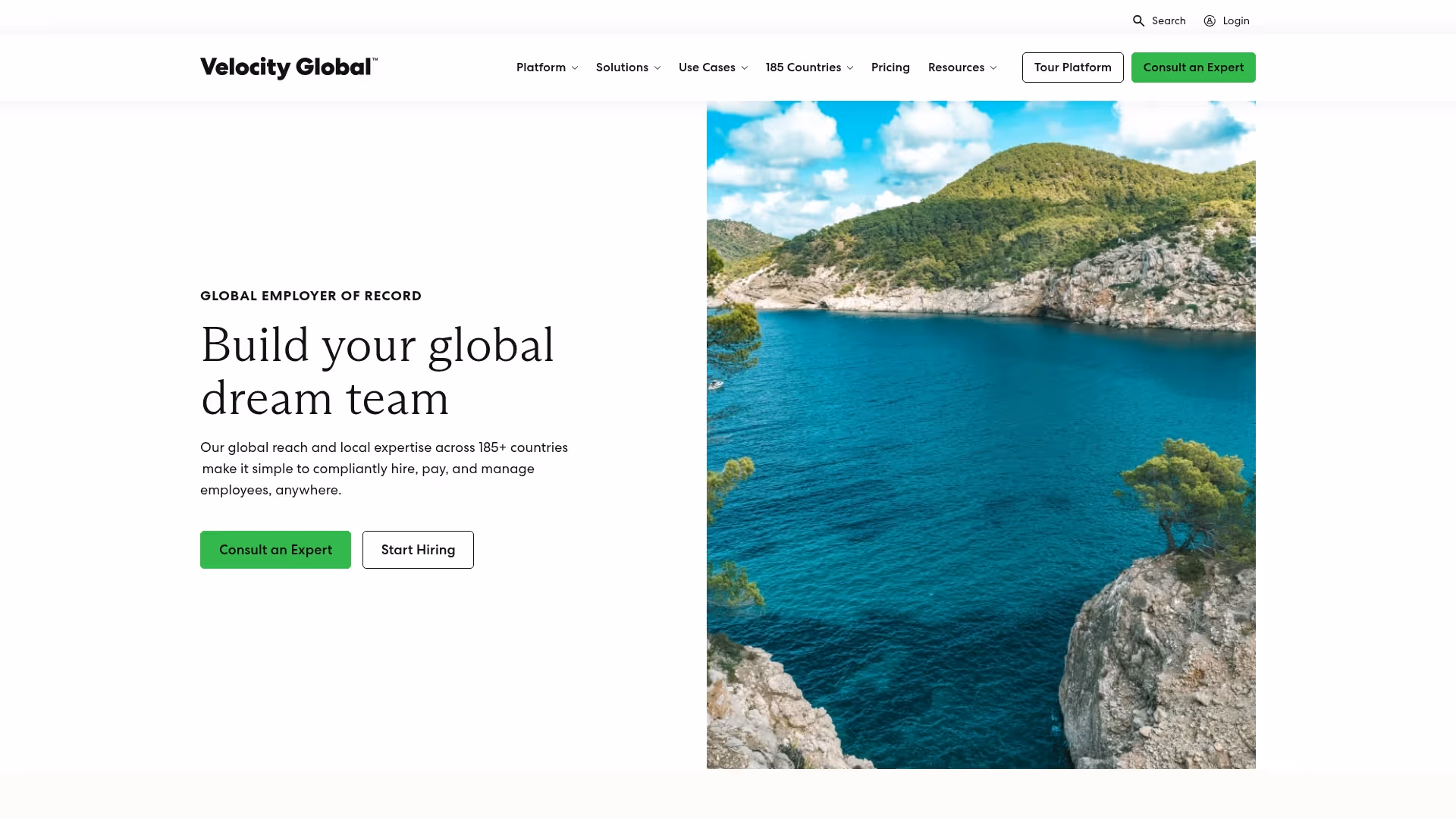 Velocity Global Screenshot