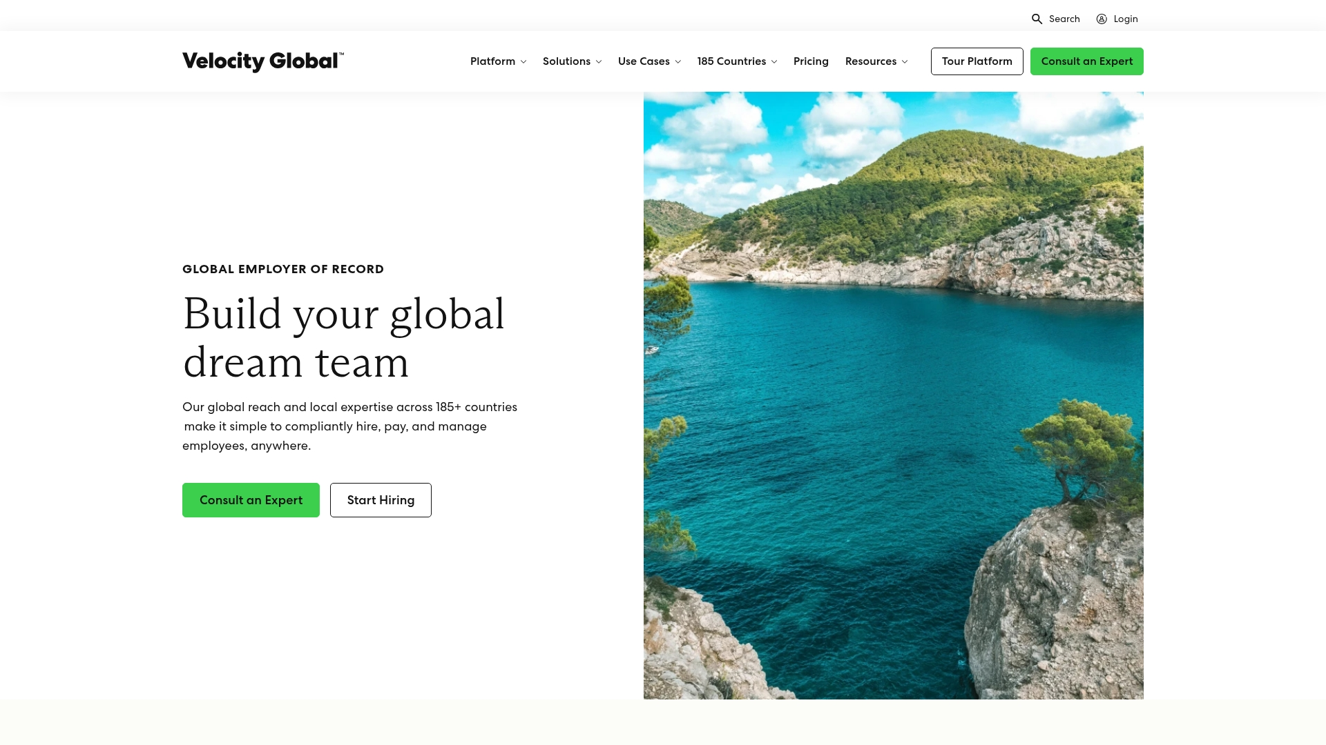 Velocity Global Screenshot
