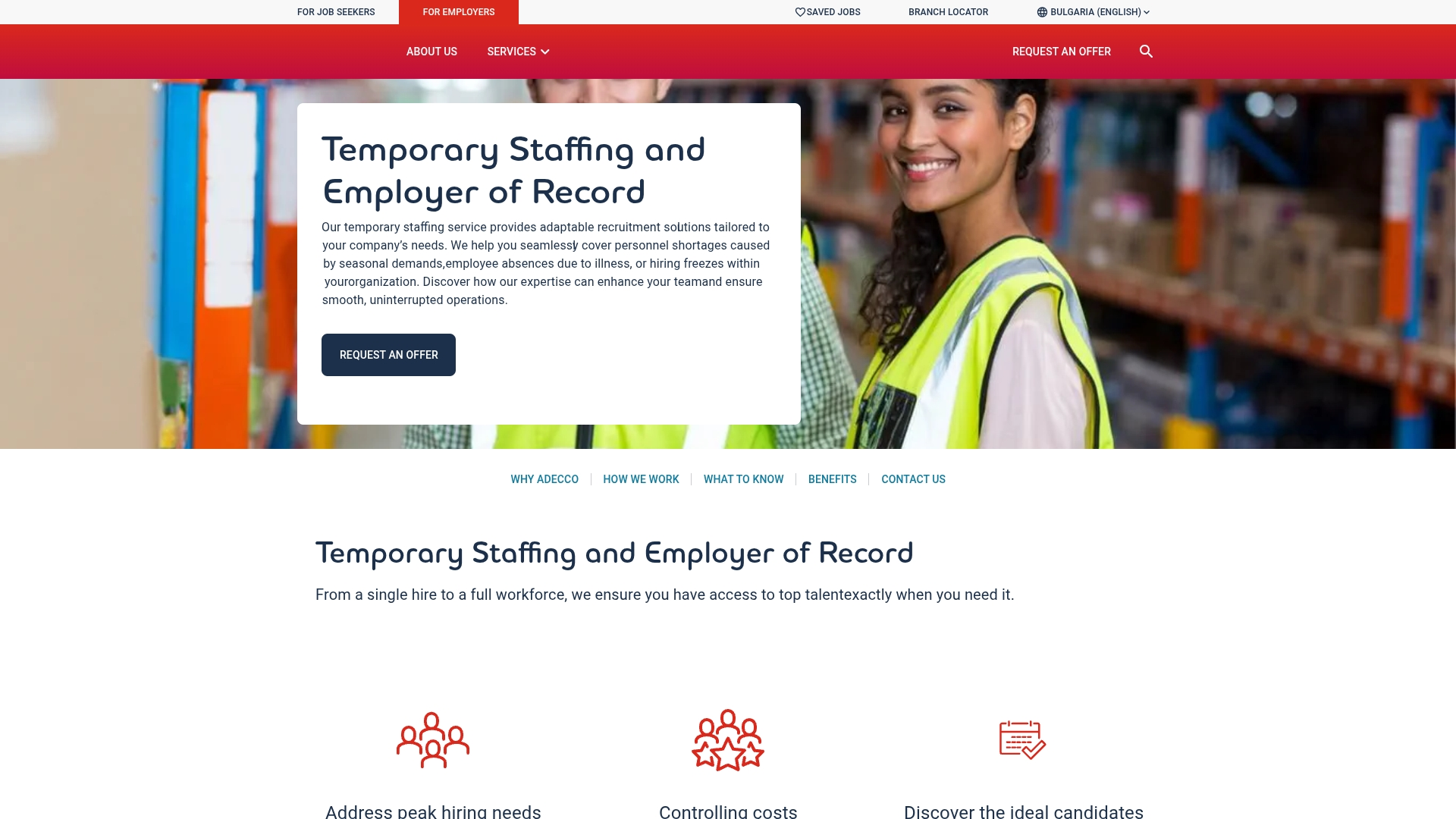 Adecco Screenshot