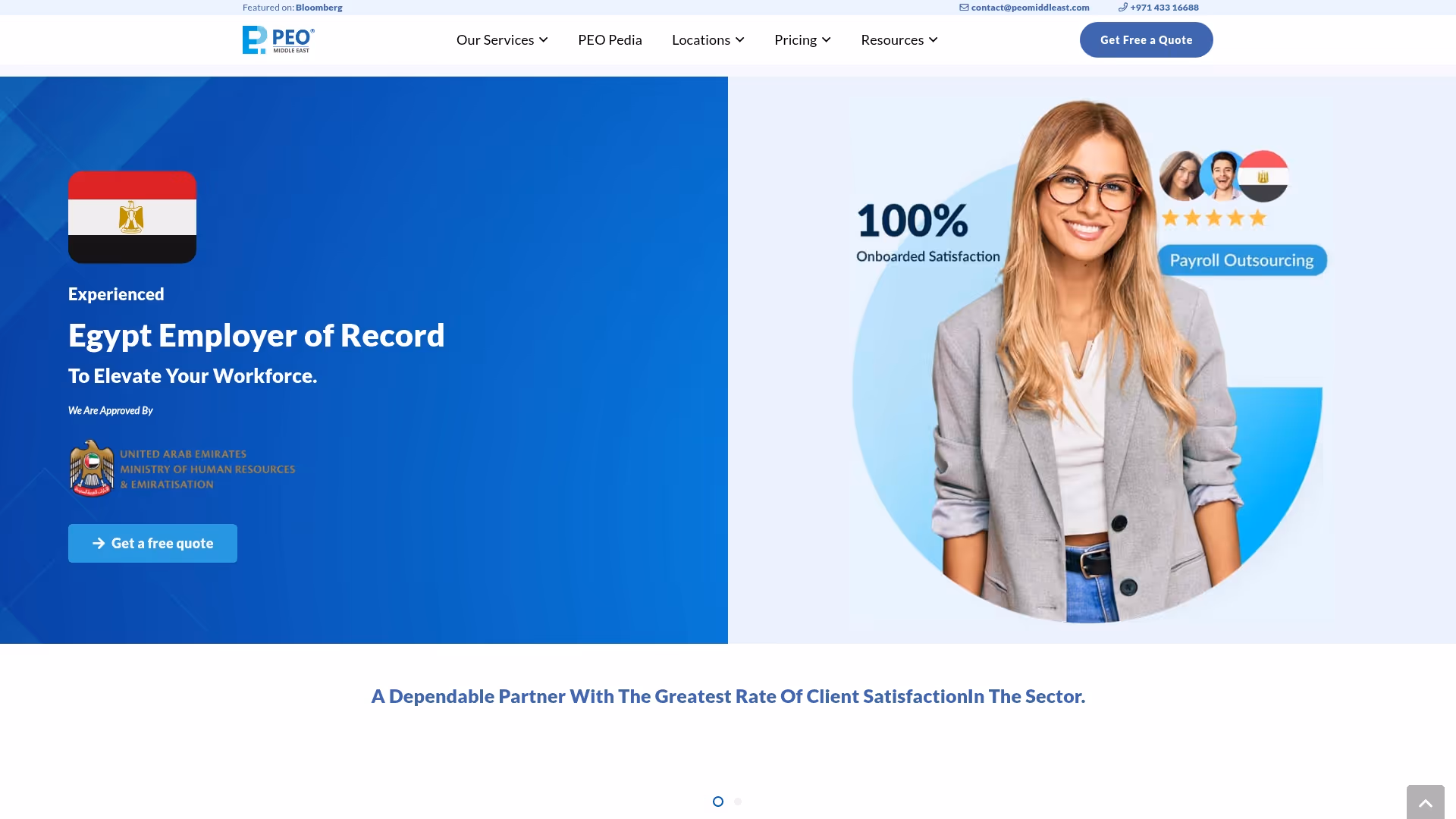 PEO Middle East Screenshot