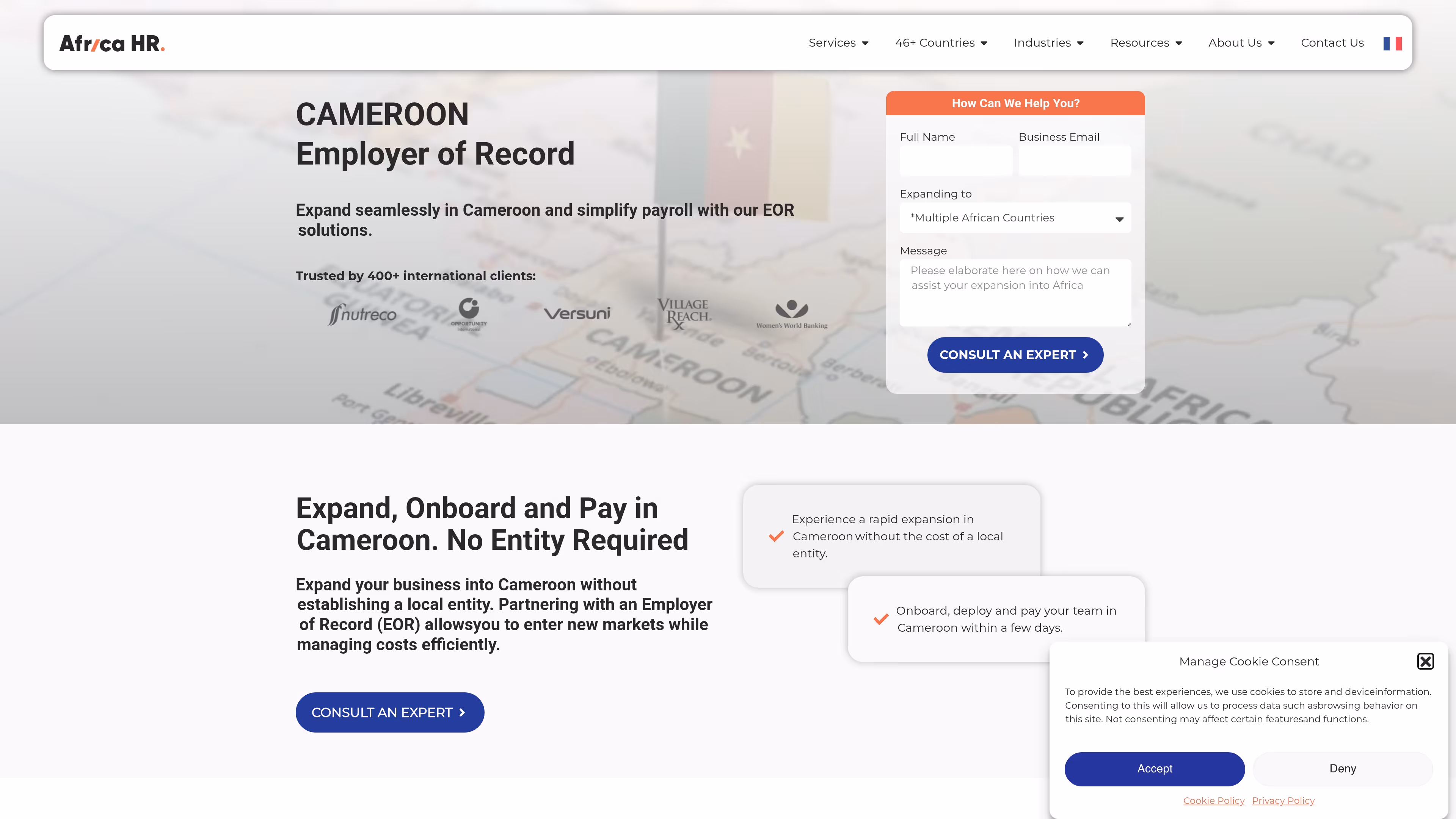 Africa HR Solutions Screenshot