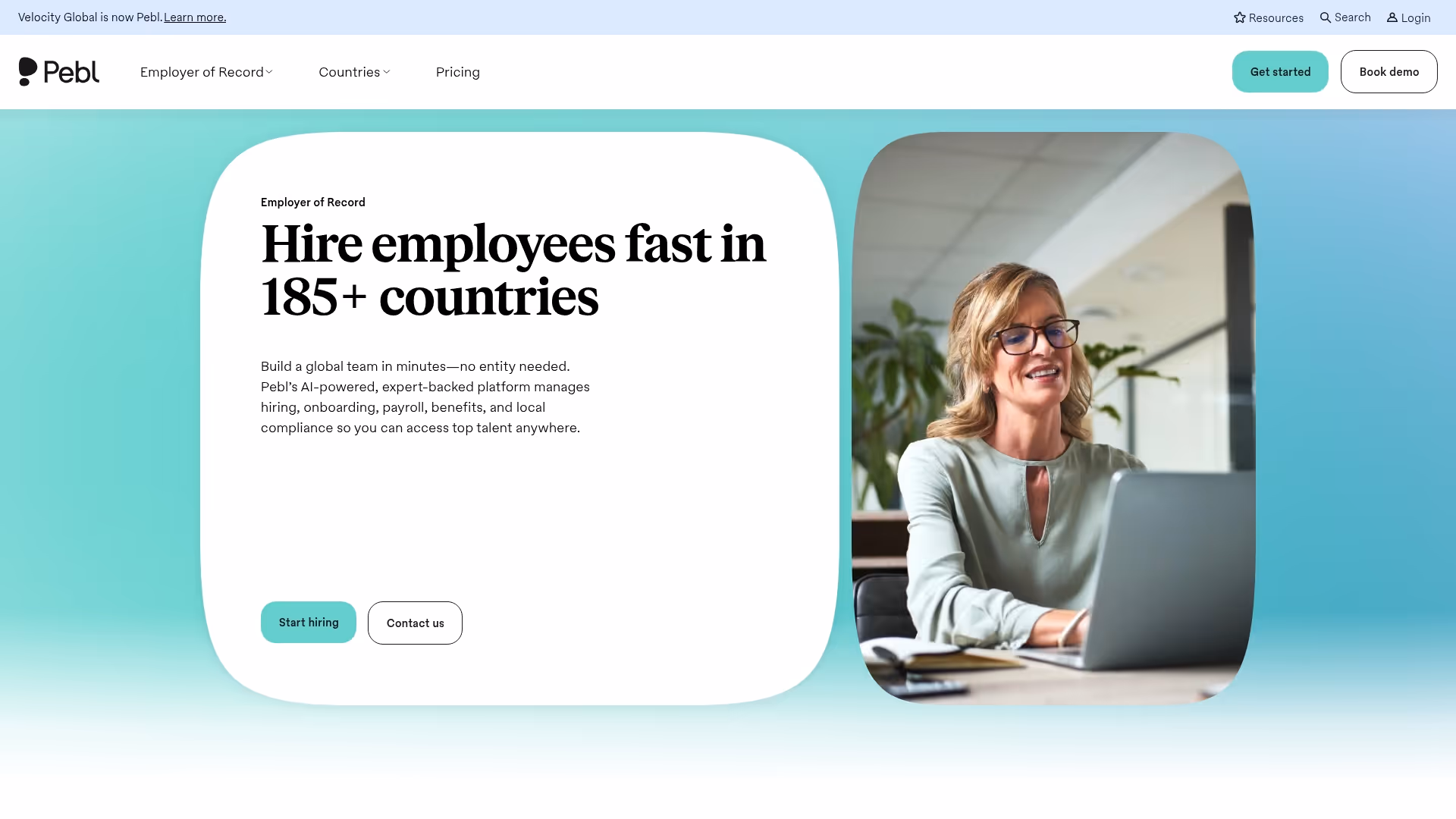Velocity Global Screenshot