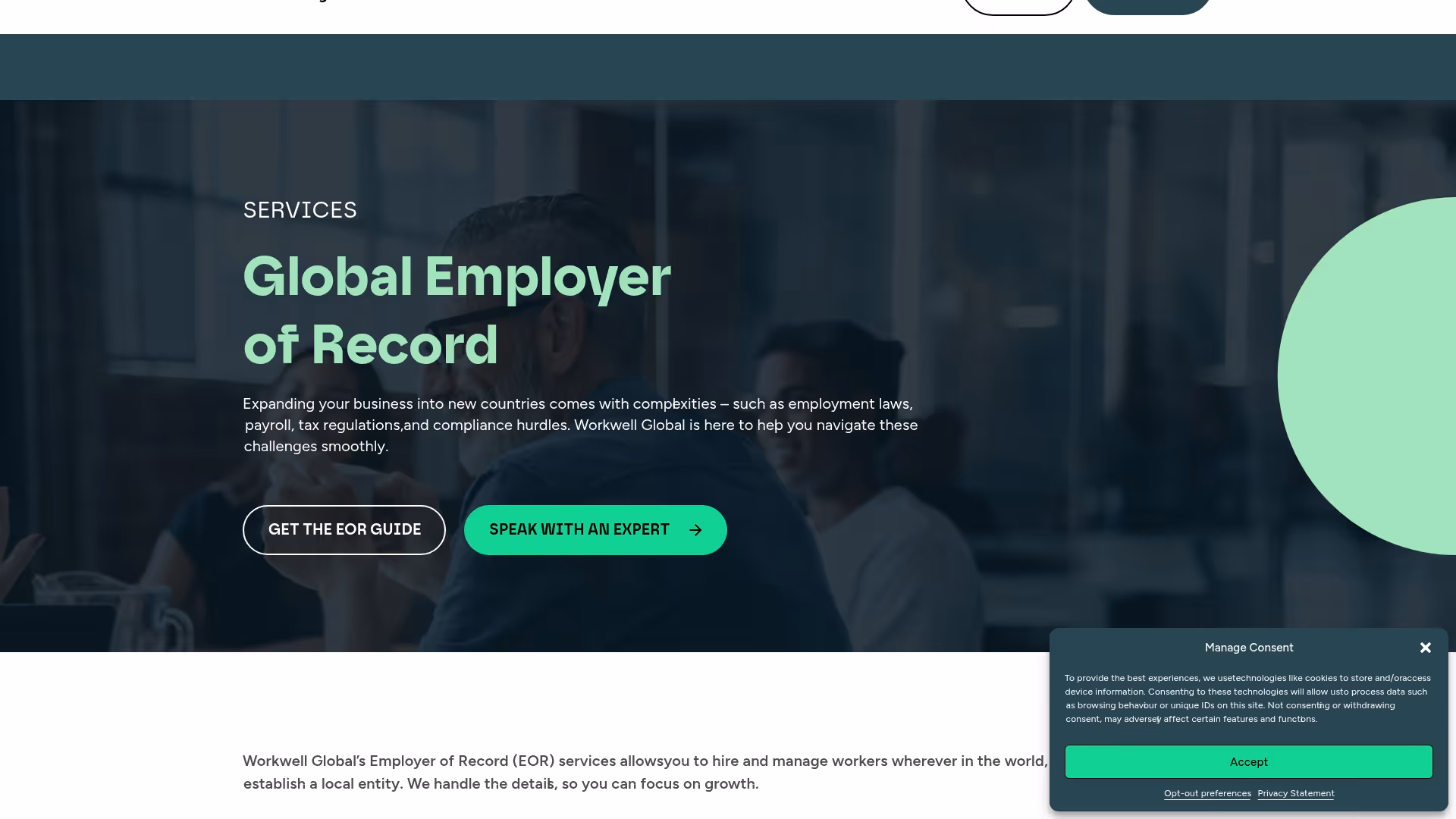 Workwell Global Screenshot