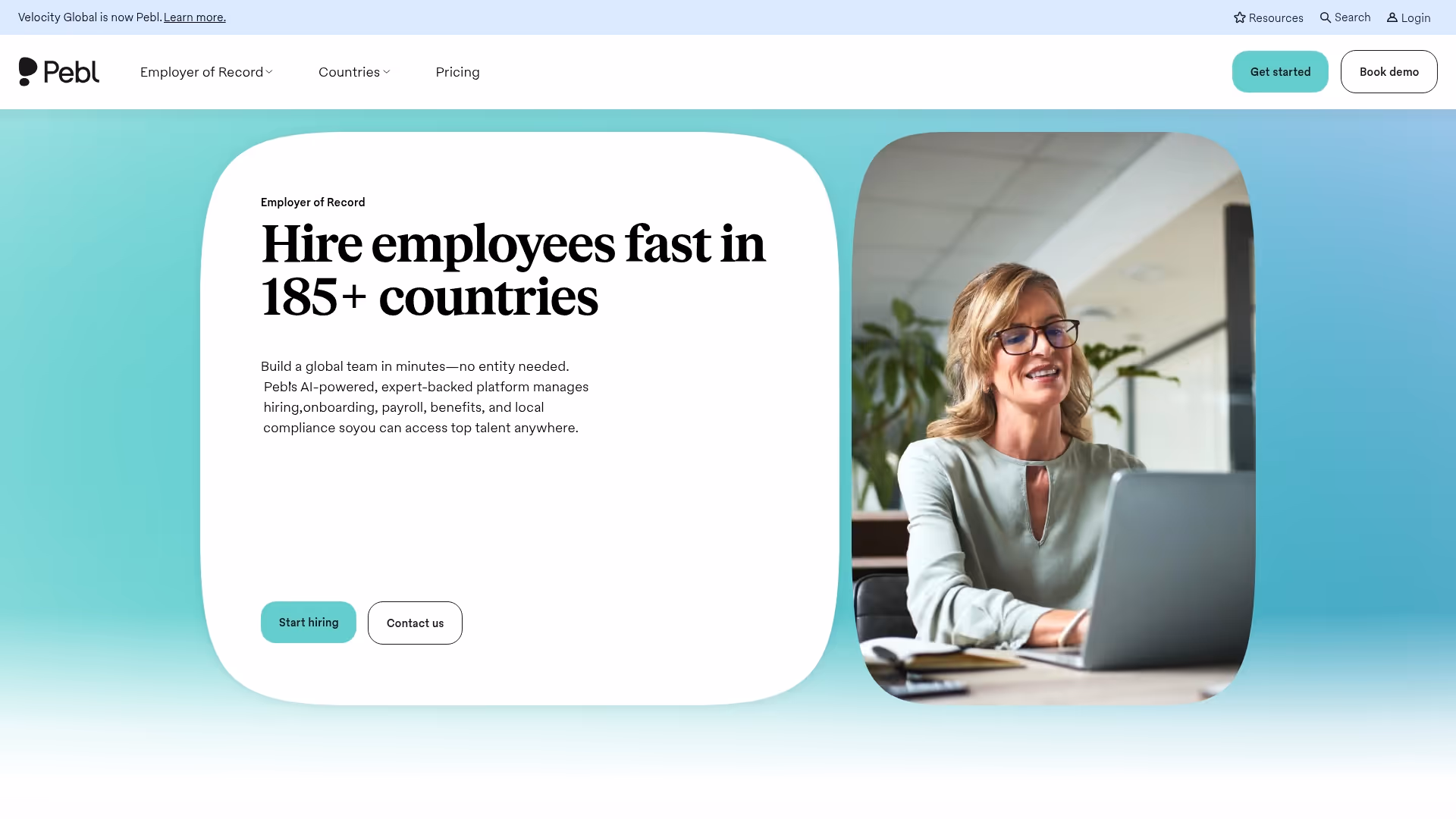 Velocity Global Screenshot