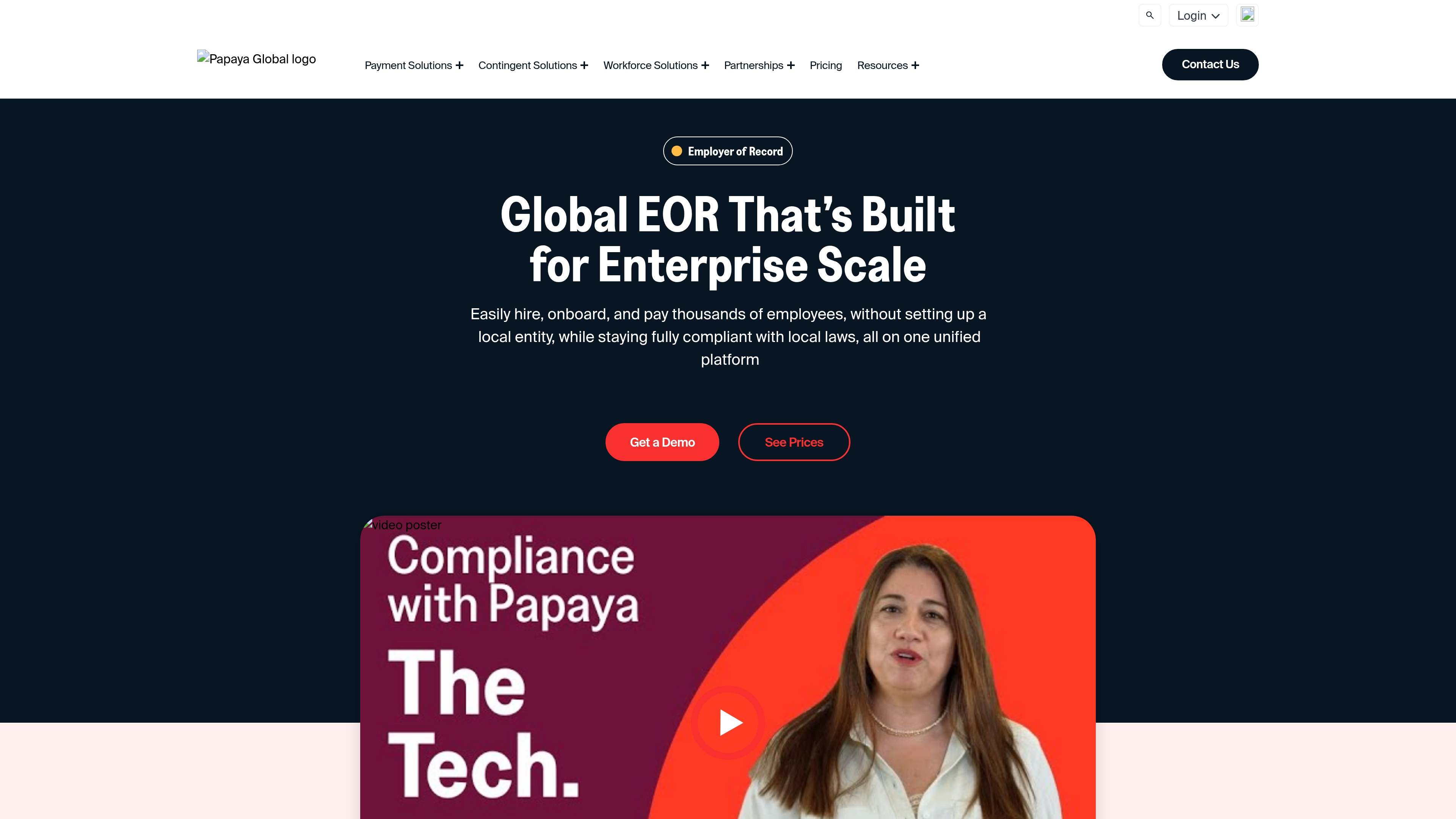 Papaya Global Screenshot