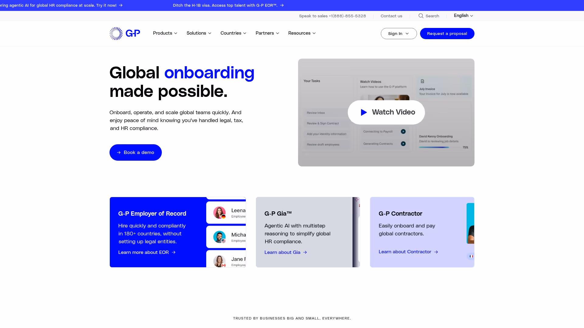 Globalization Partners Screenshot