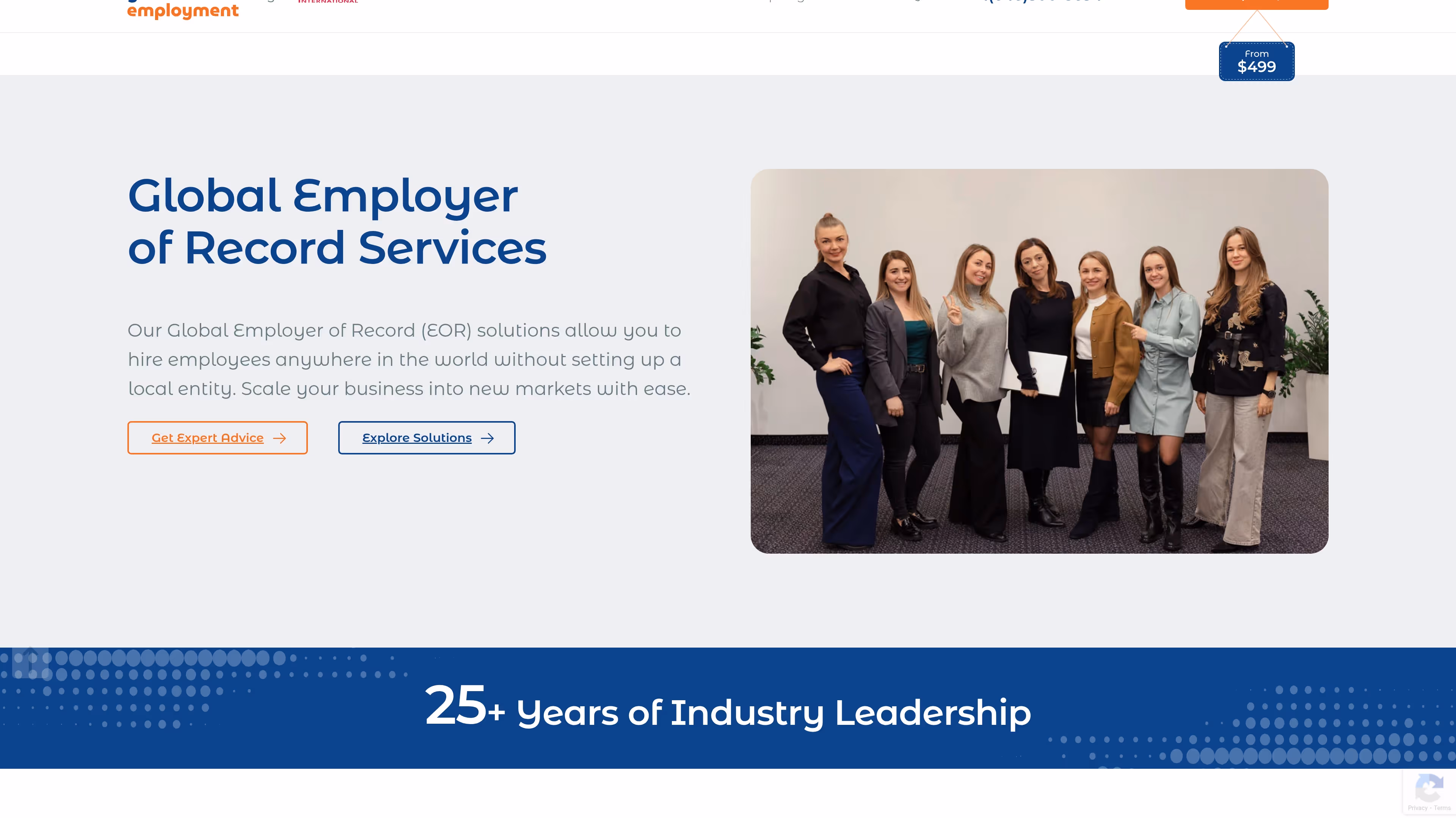 Express Global Employment Screenshot
