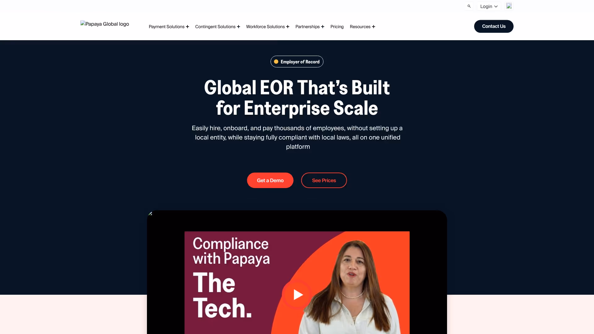 Papaya Global Screenshot