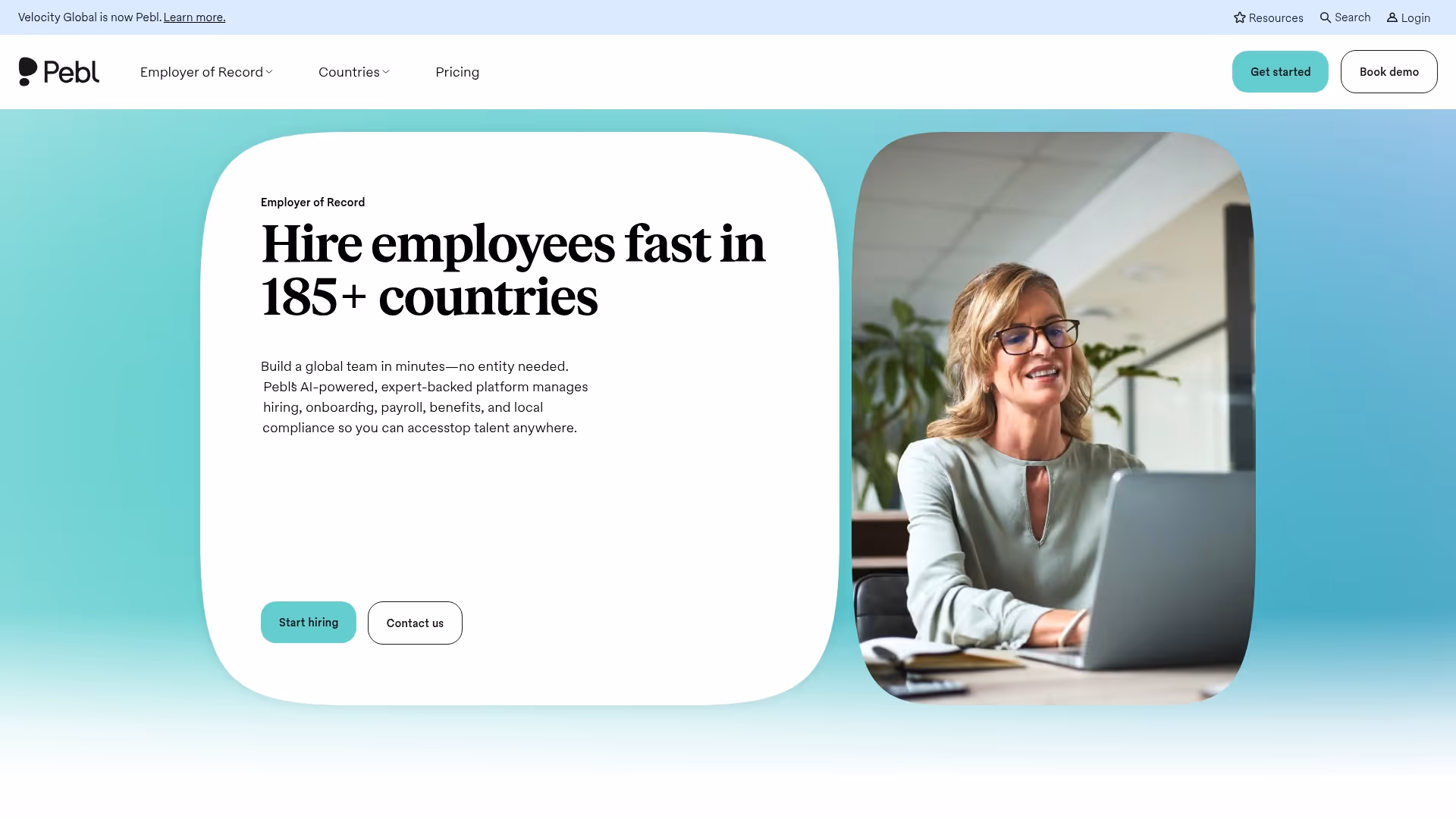 Velocity Global (Pebl) Screenshot