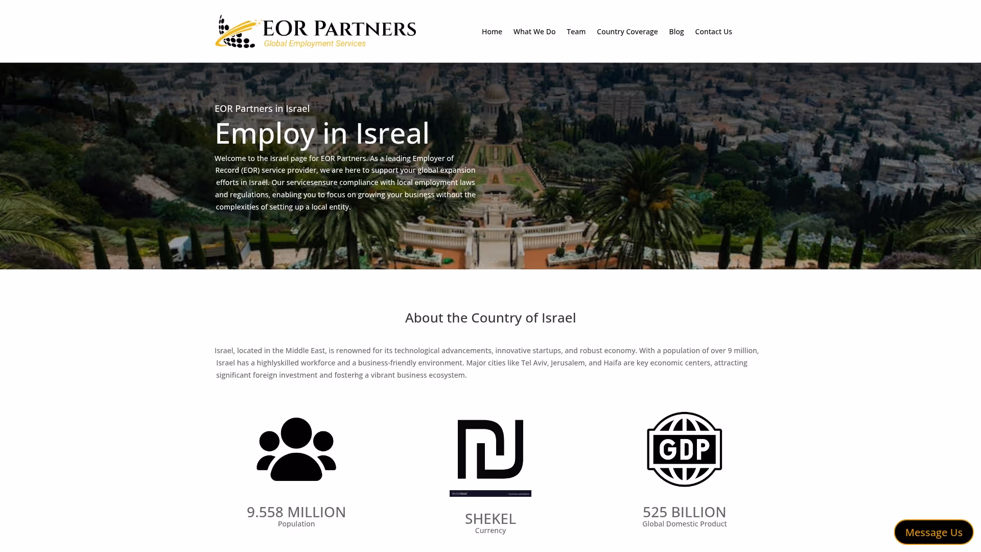 EOR Partners Screenshot
