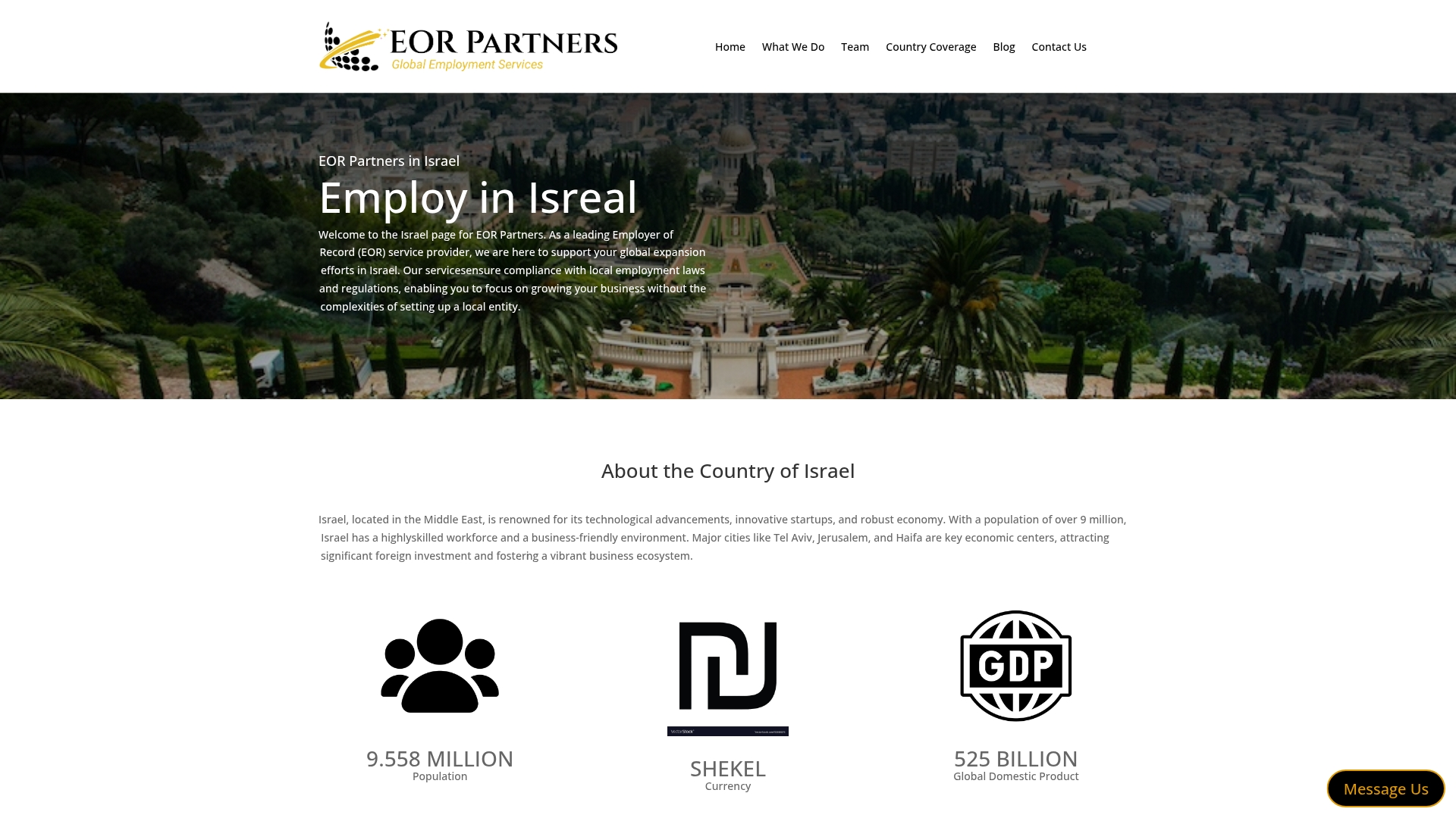EOR Partners Screenshot