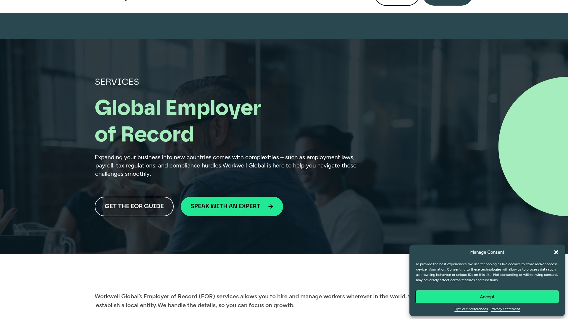 Workwell Global Screenshot