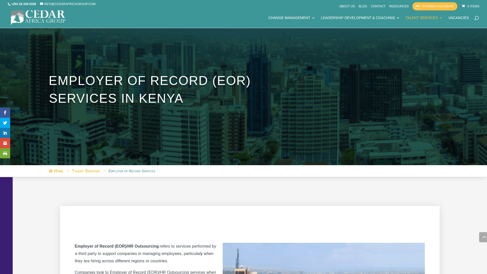 Cedar Africa Group Screenshot