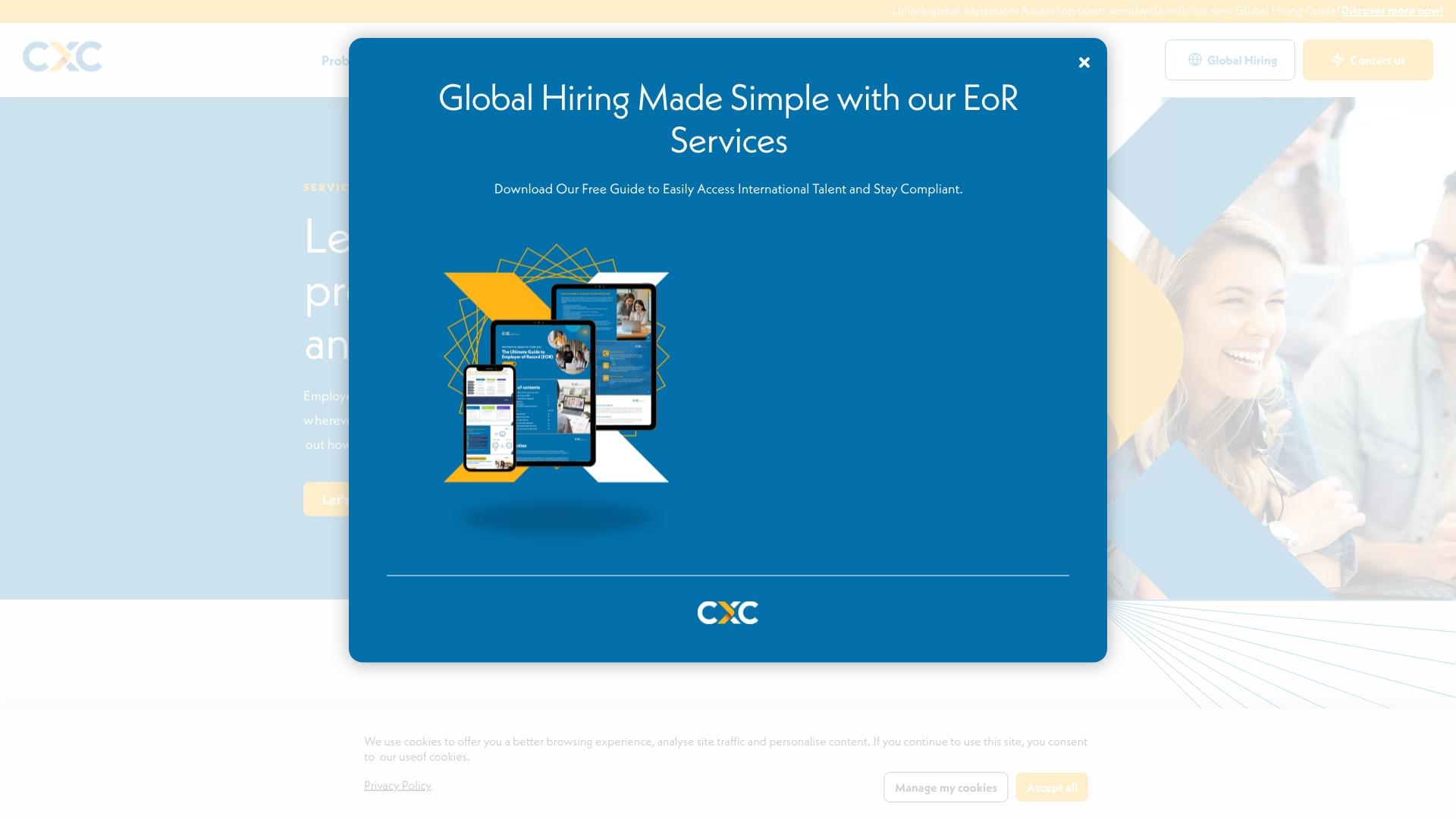 CXC Global Screenshot