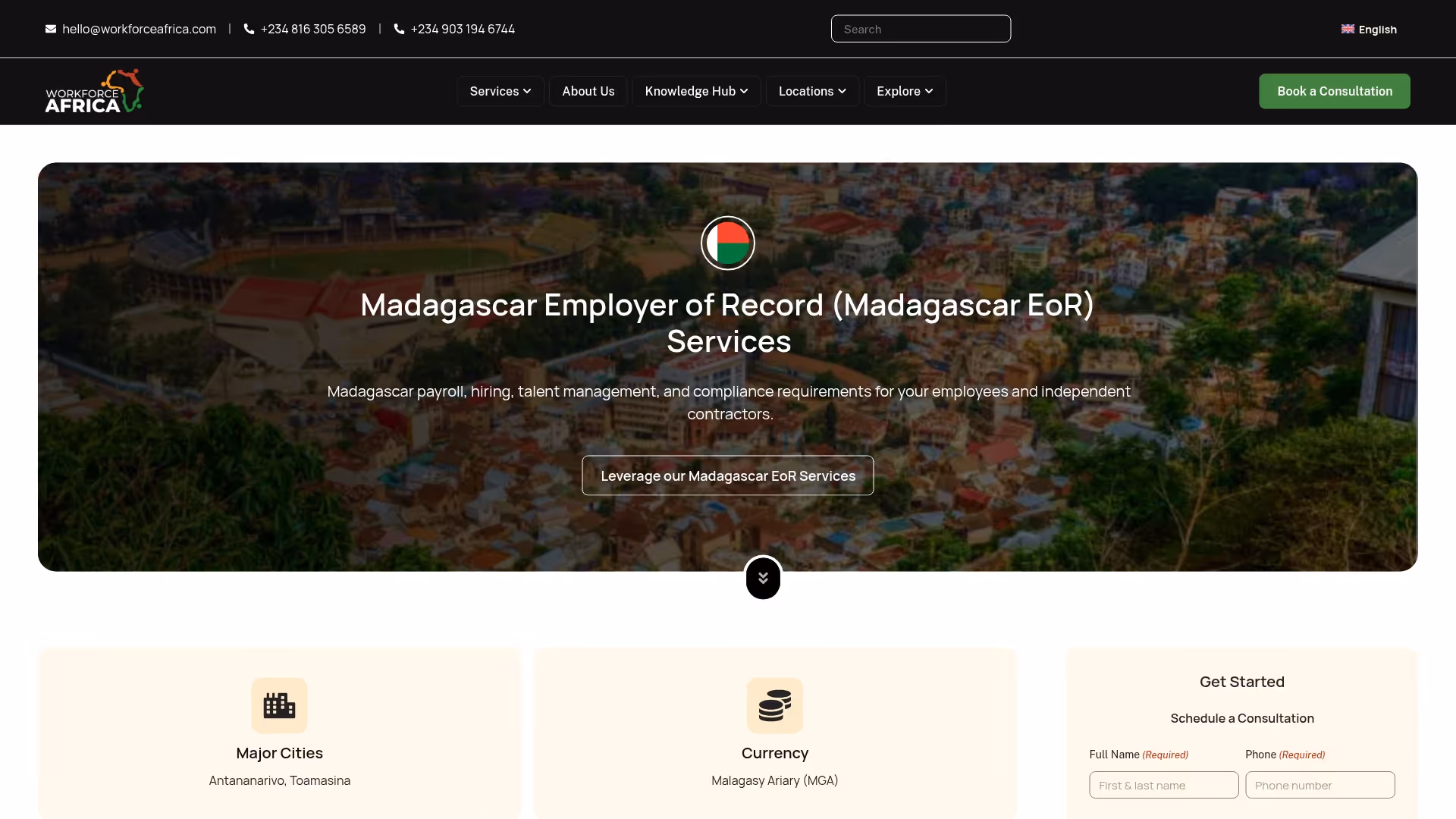 Workforce Africa Screenshot