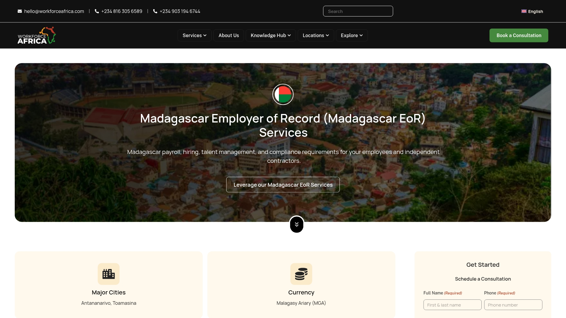 Workforce Africa Screenshot