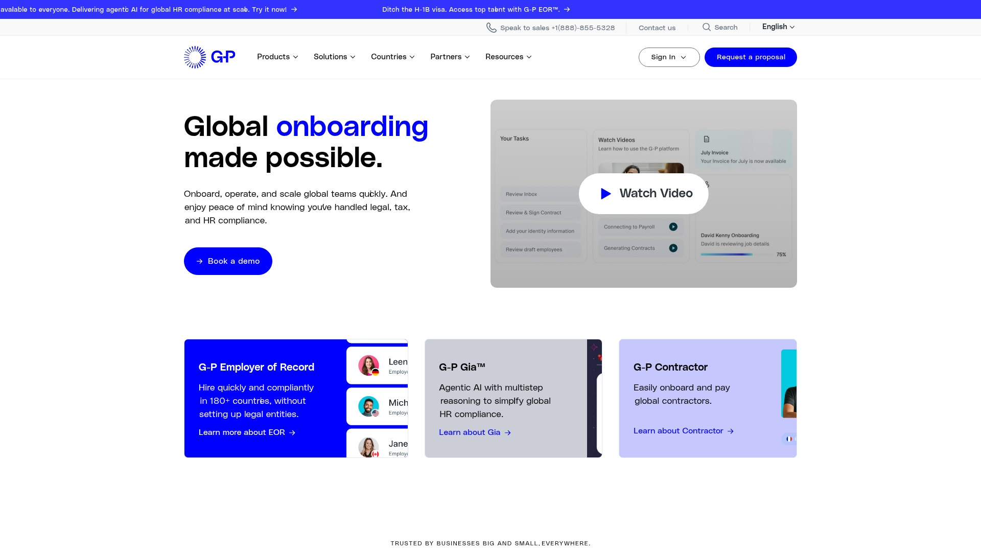 Globalization Partners Screenshot