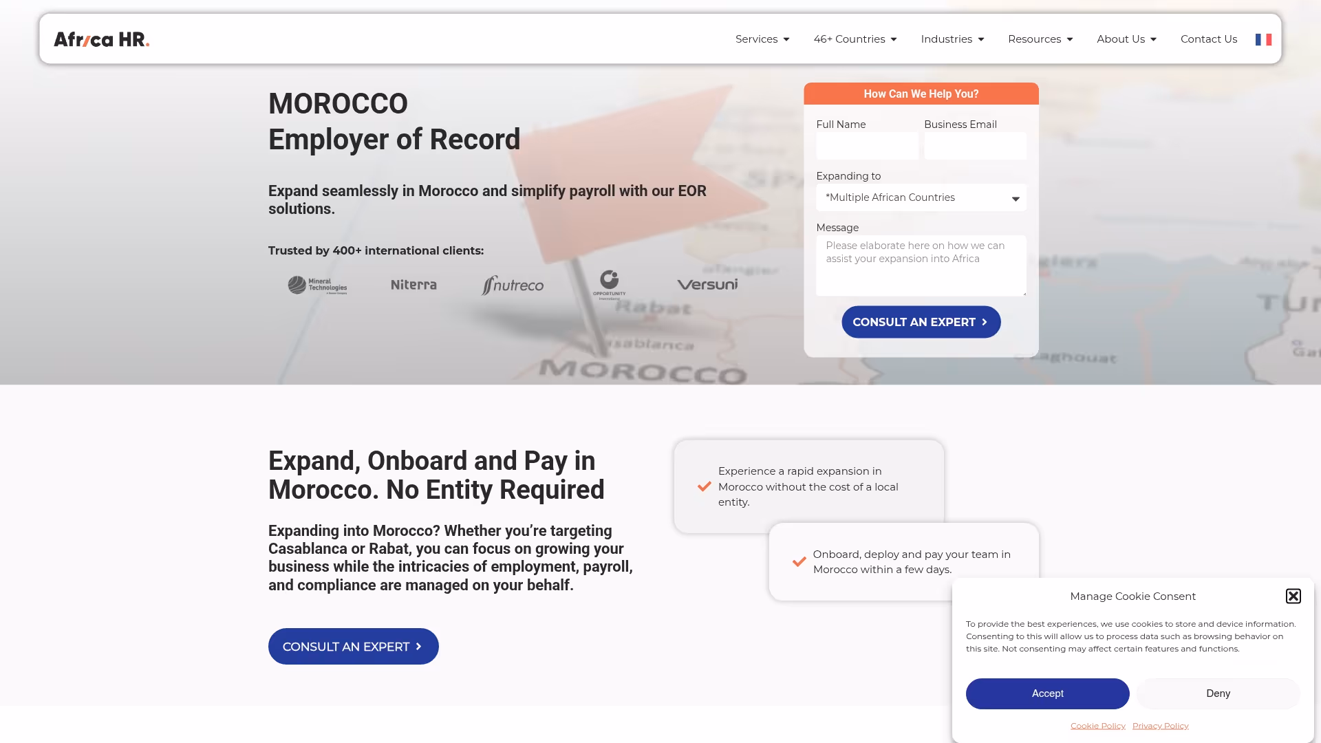 Africa HR Solutions Screenshot