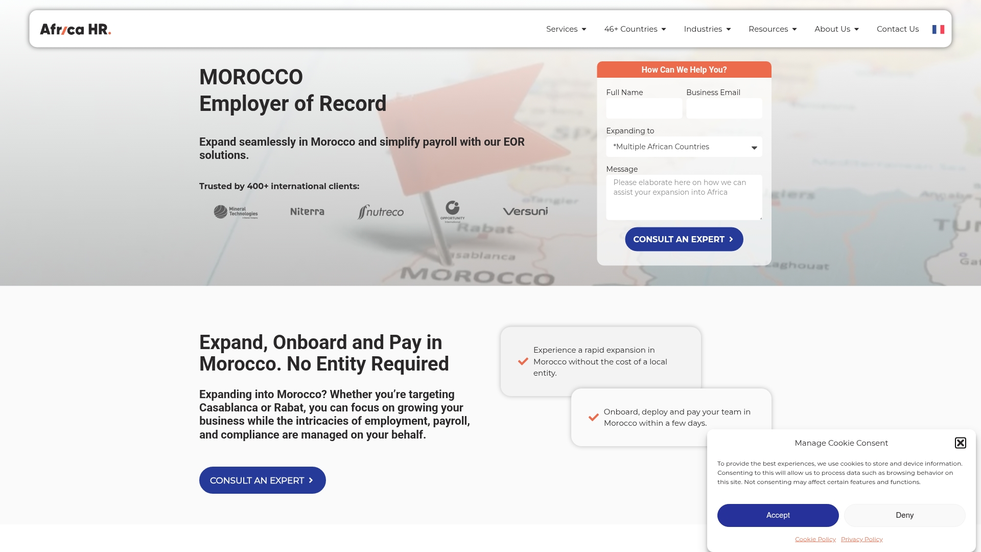 Africa HR Solutions Screenshot
