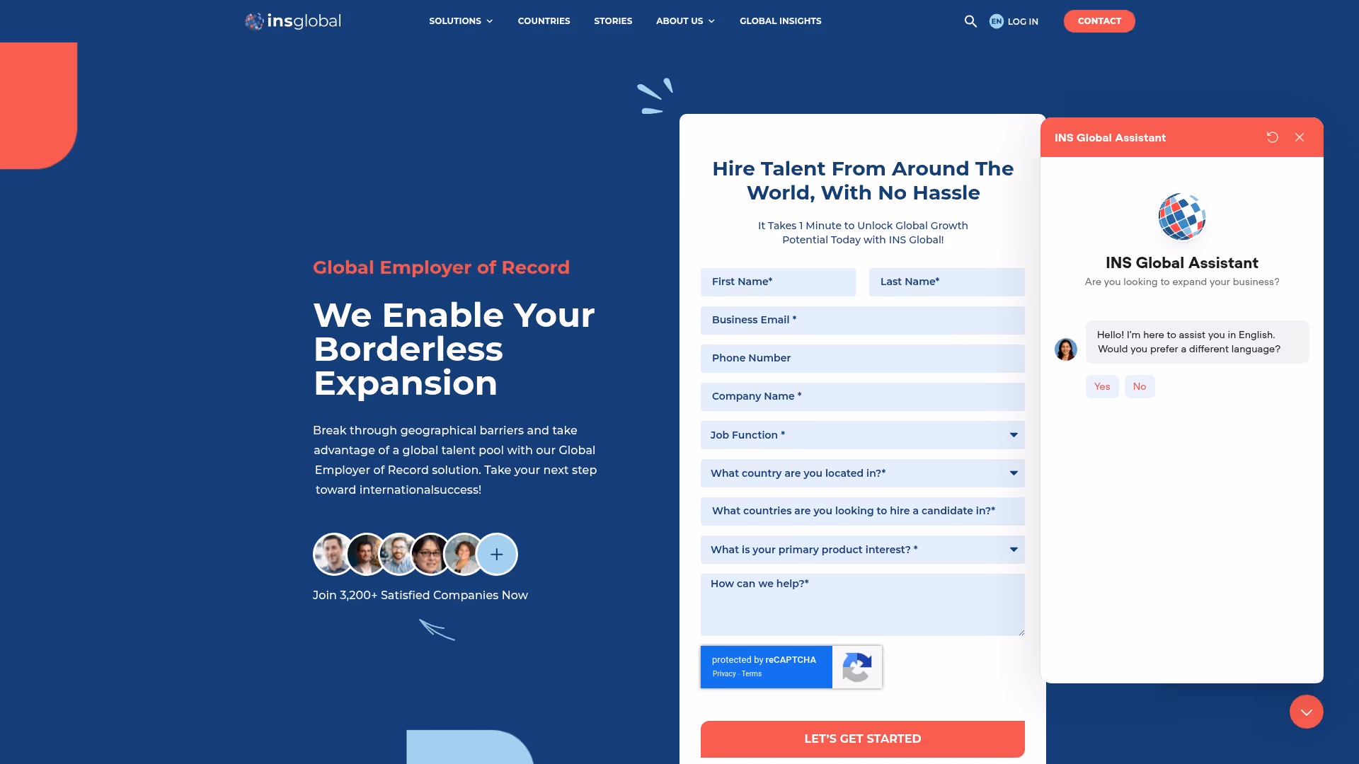 INS Global Screenshot