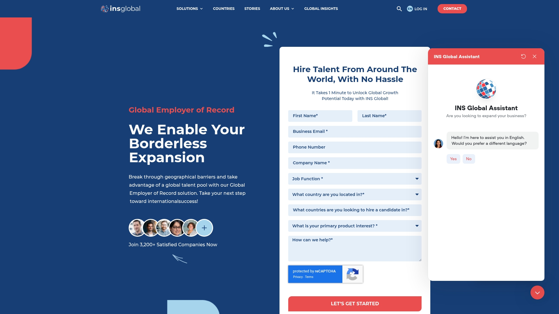 INS Global Screenshot