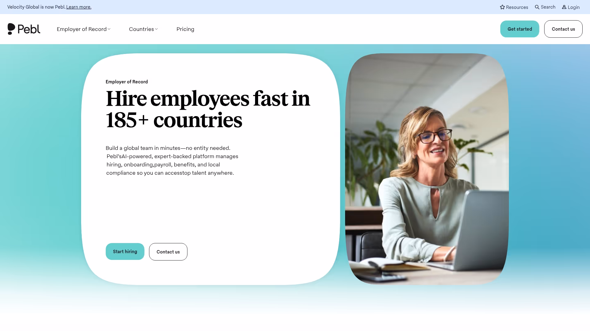 Velocity Global (Pebl) Screenshot