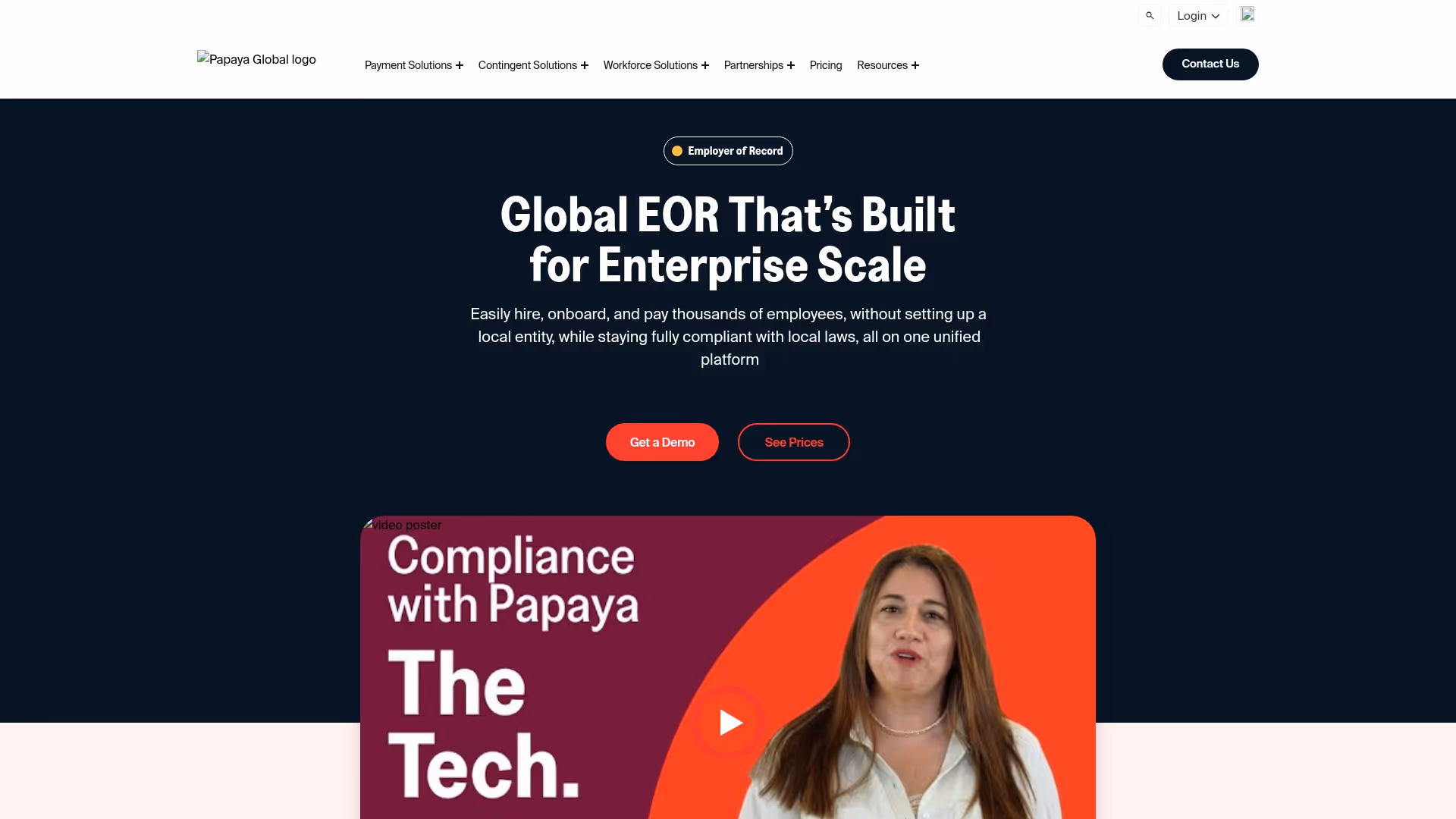 Papaya Global Screenshot