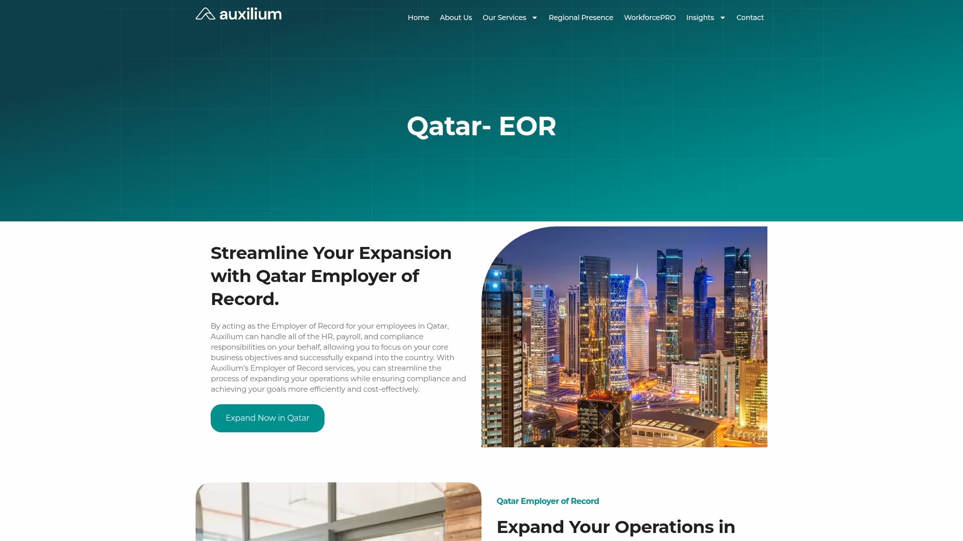 Auxilium Services Screenshot