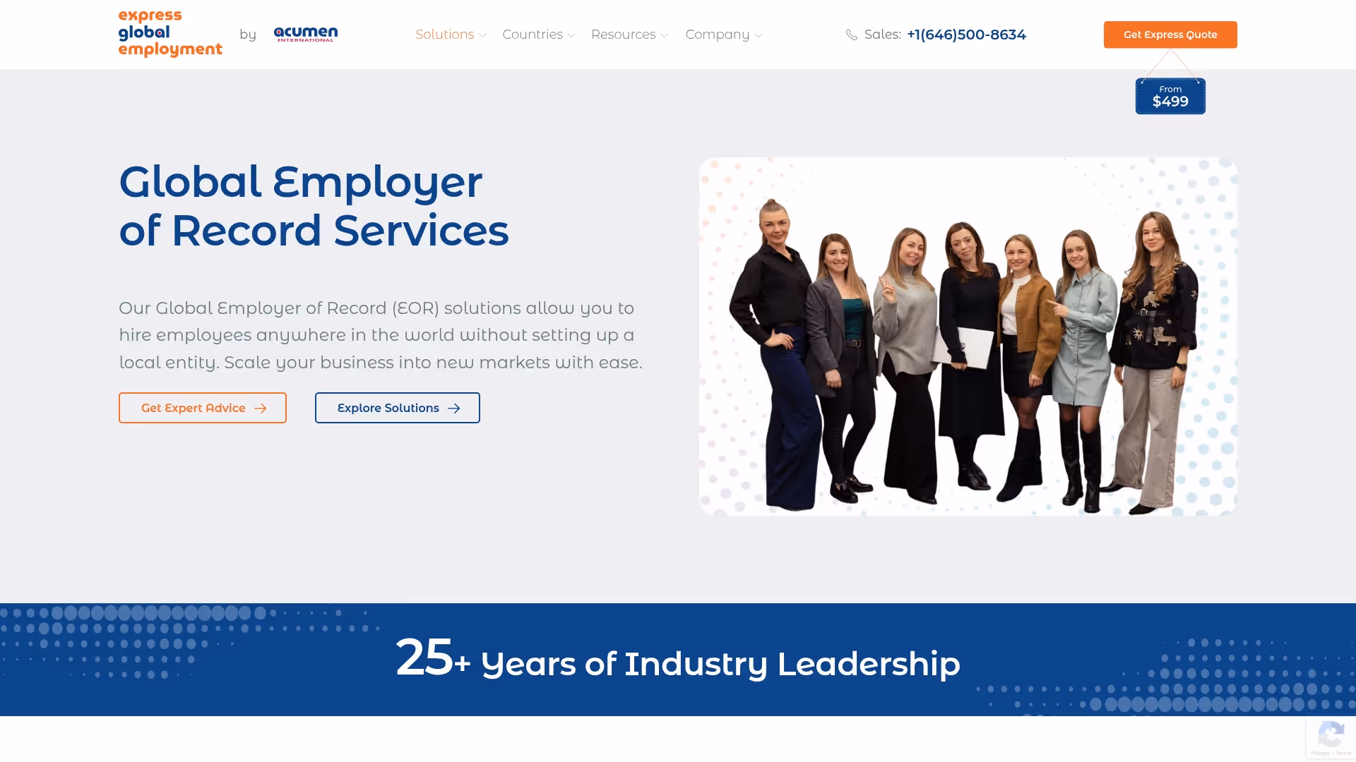 Express Global Employment Screenshot