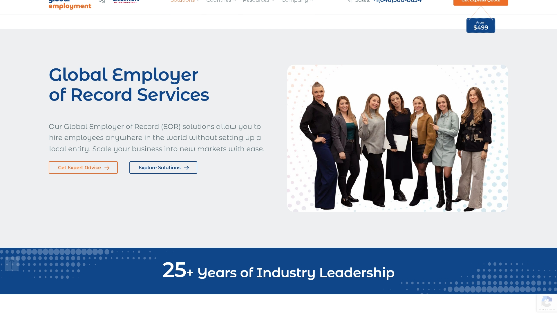 Express Global Employment Screenshot