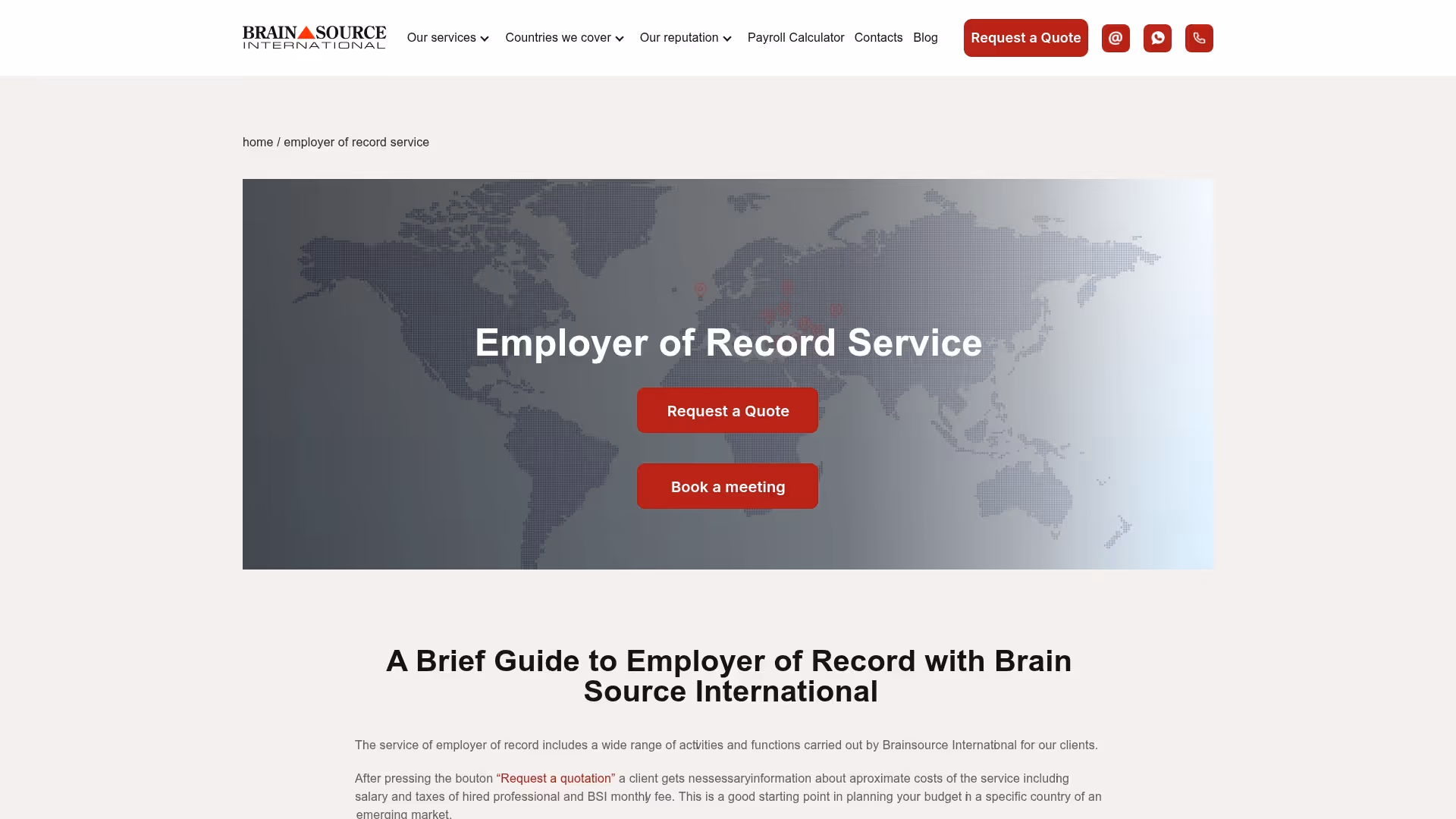 Brain Source International (BSI) Screenshot