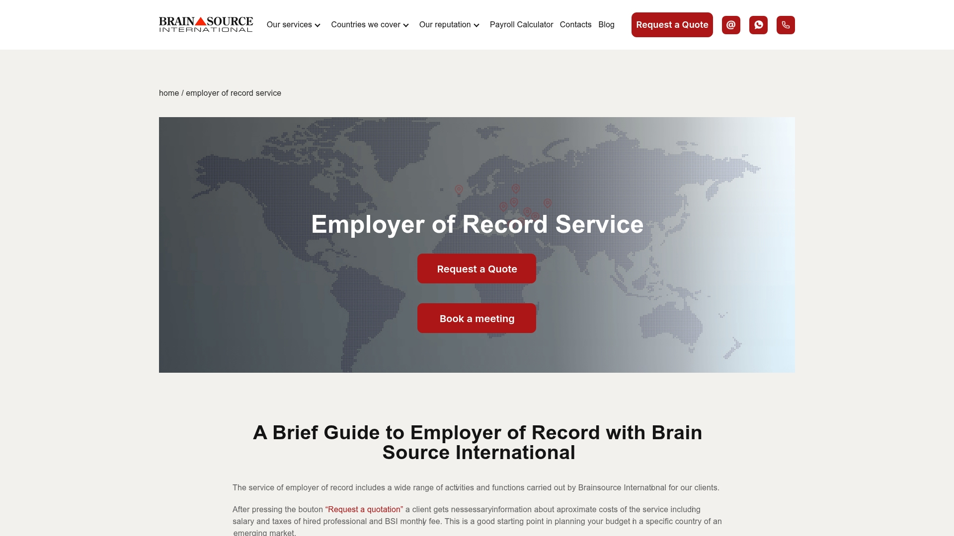 Brain Source International (BSI) Screenshot