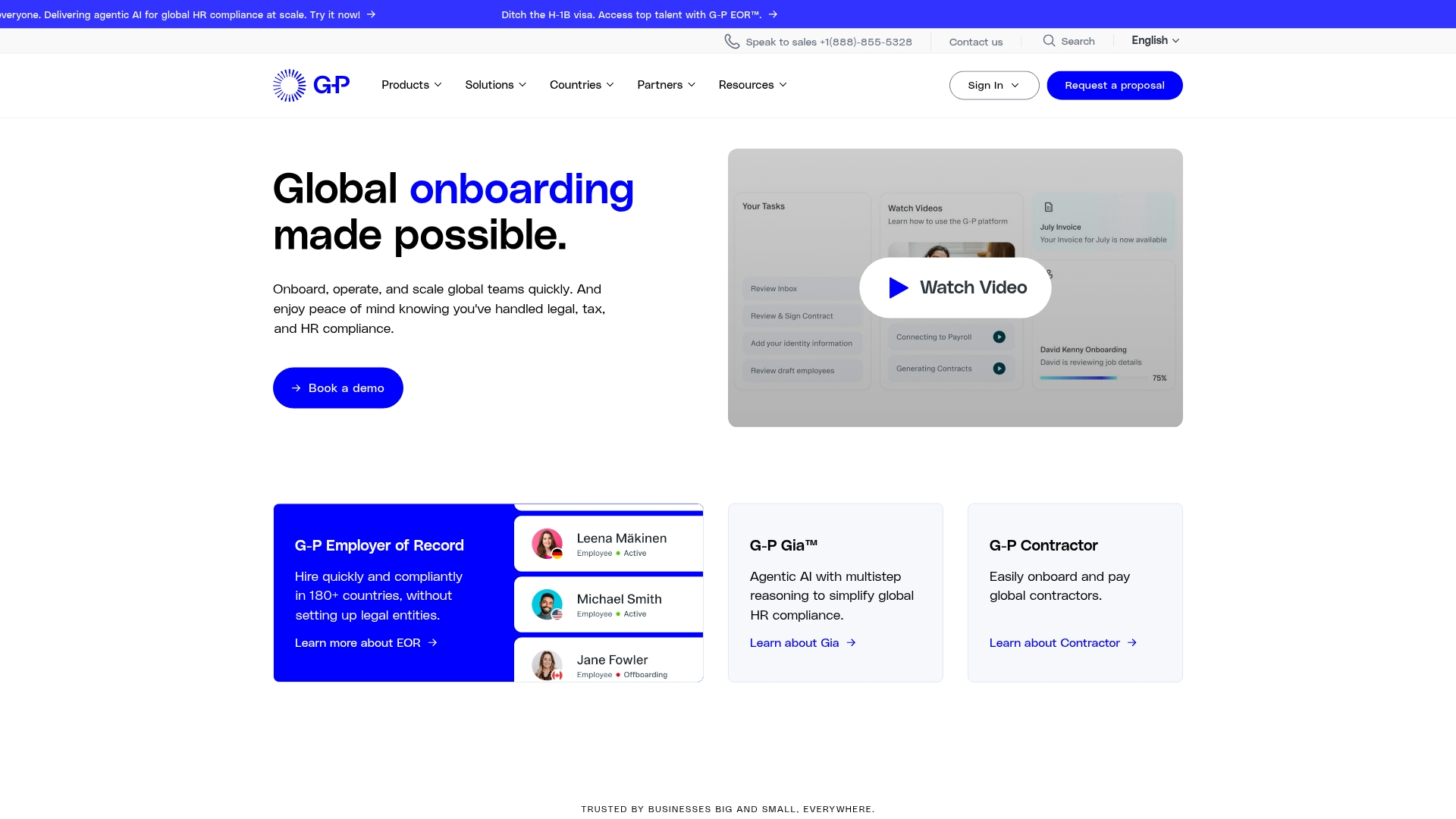 Globalization Partners Screenshot