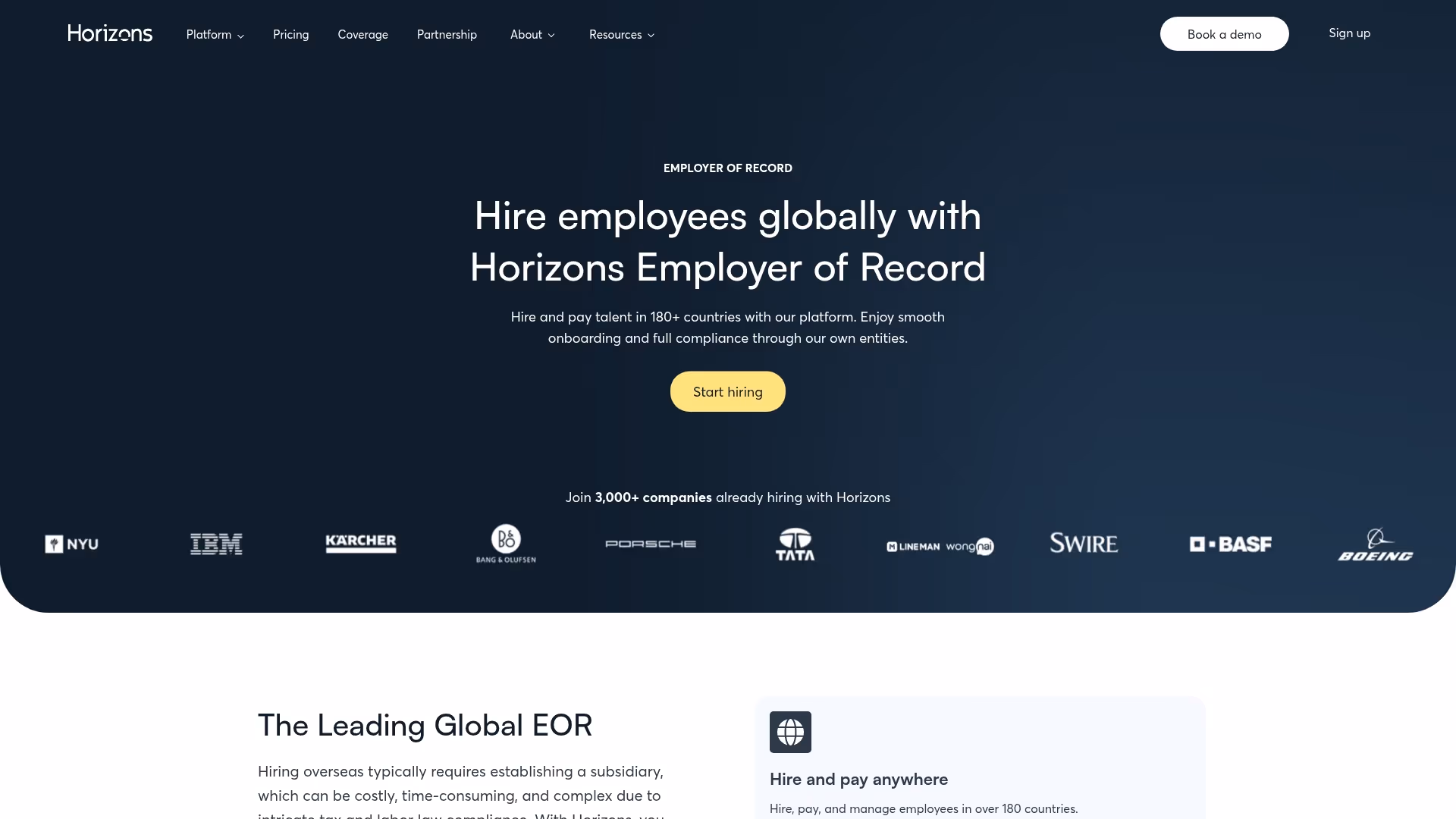Horizons EOR Screenshot