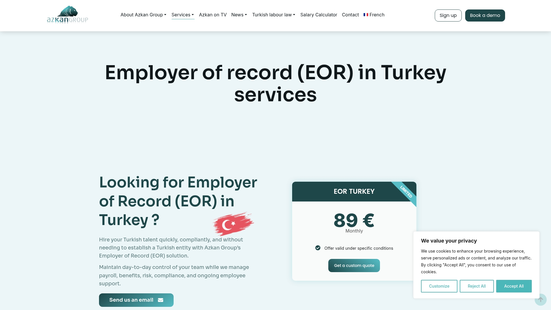 Azkan Group Screenshot