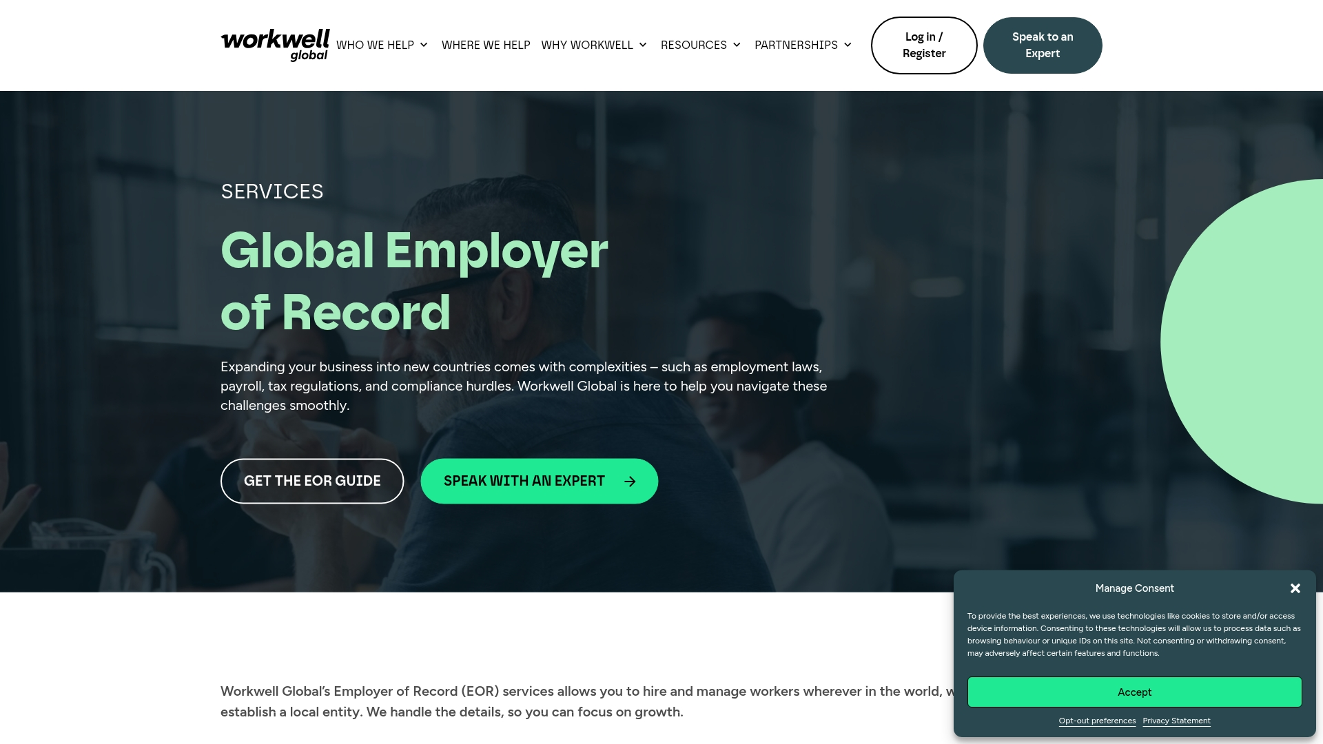 Workwell Global Screenshot