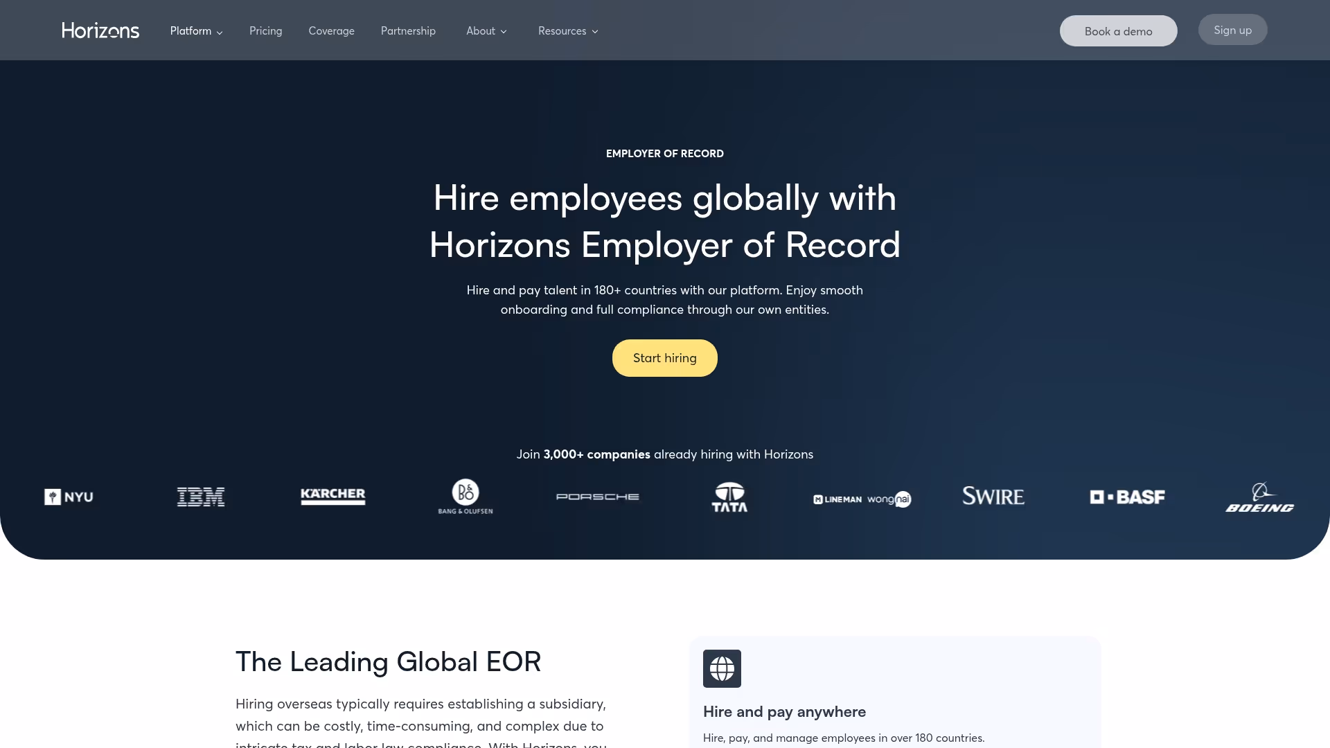 Horizons EOR Screenshot