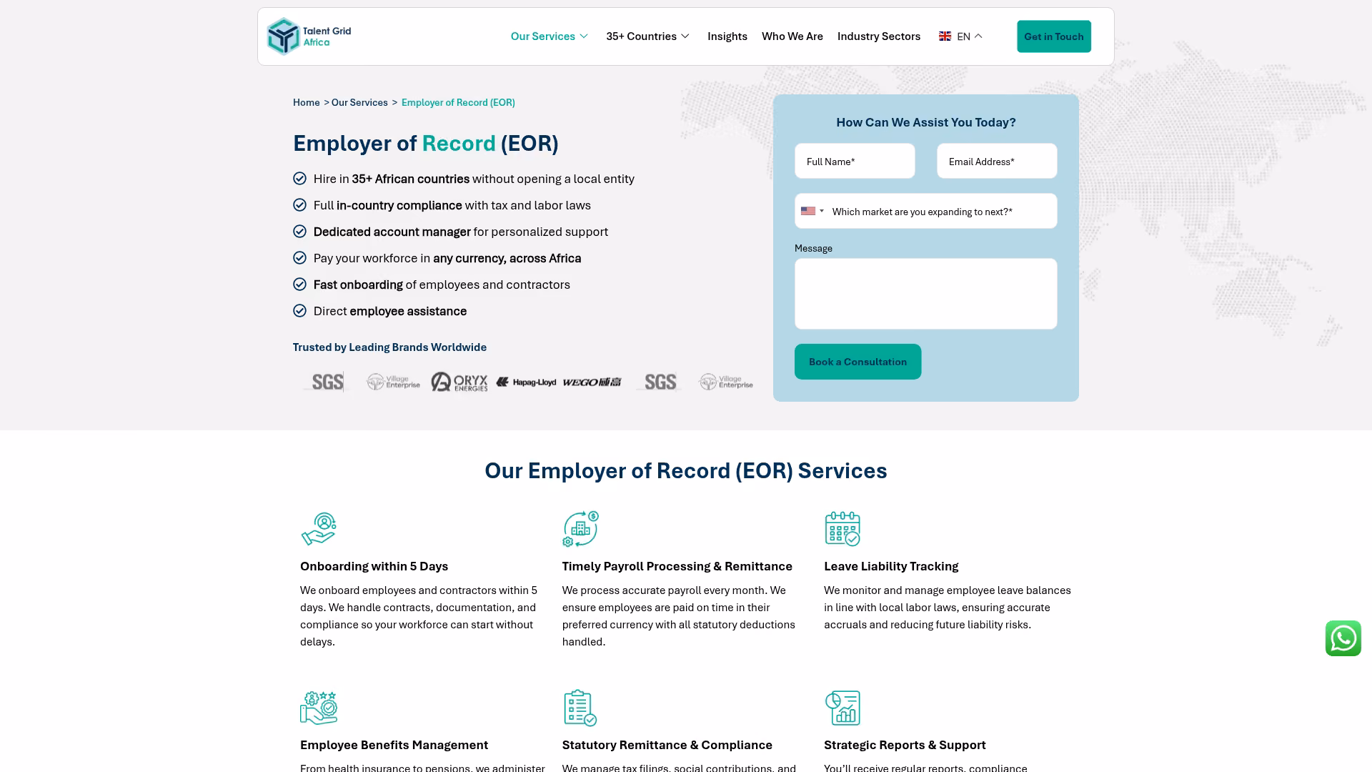 Talent Grid Africa Screenshot