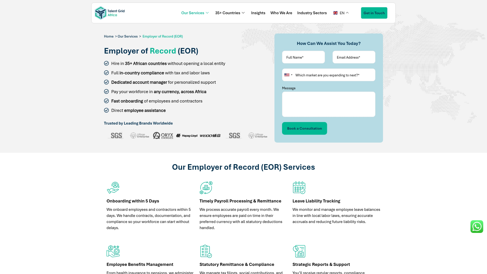 Talent Grid Africa Screenshot