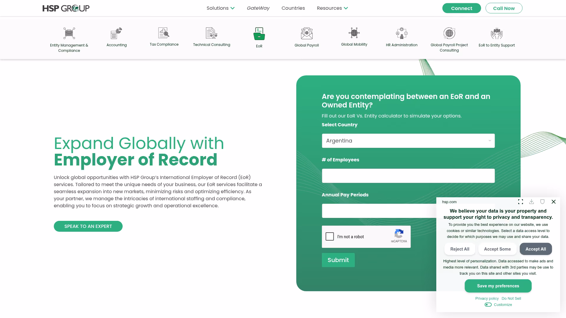 HSP Group Screenshot