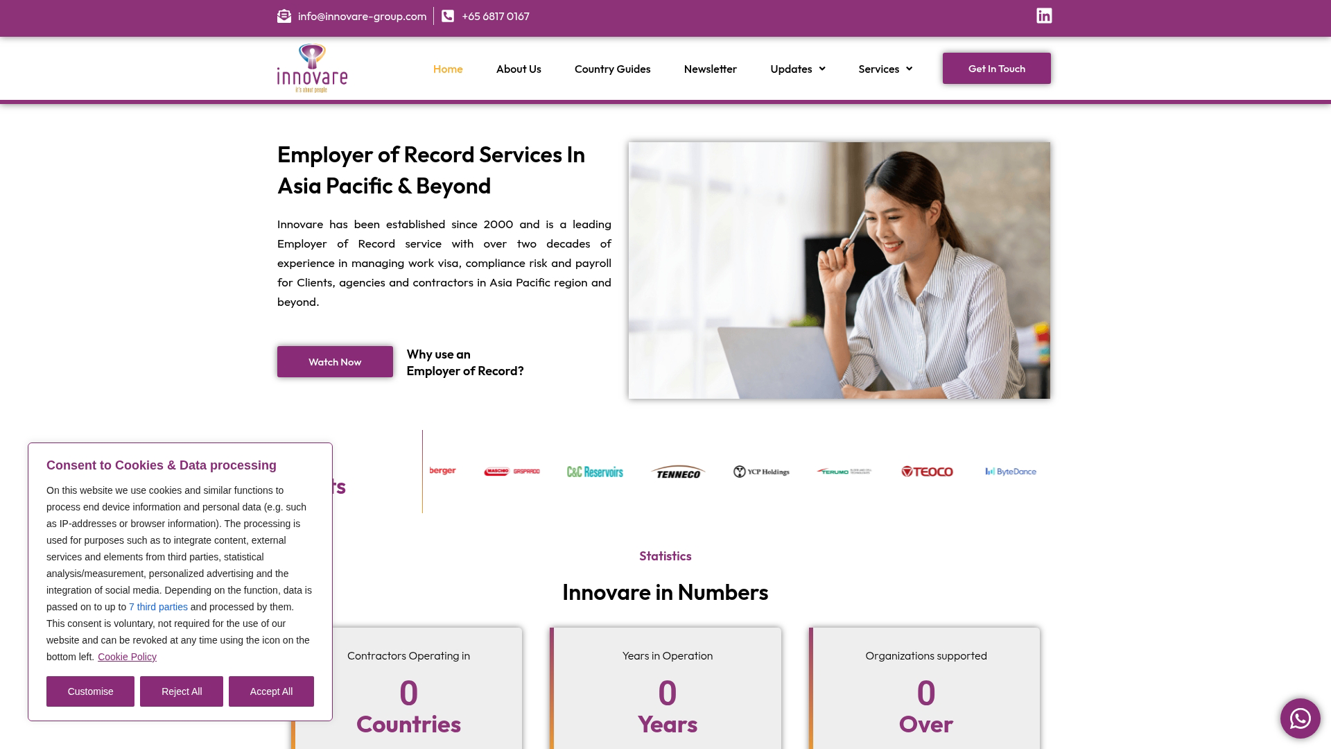 Innovare Group Screenshot