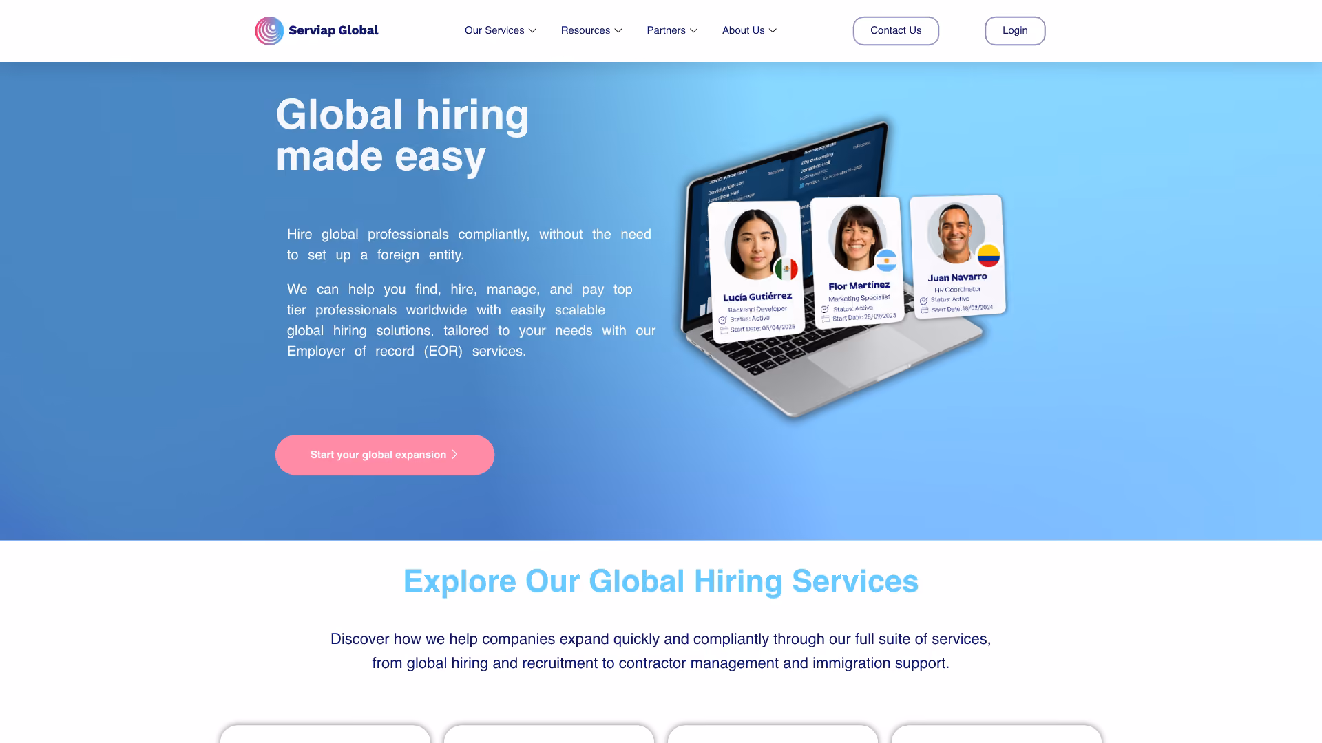 Serviap Global Screenshot