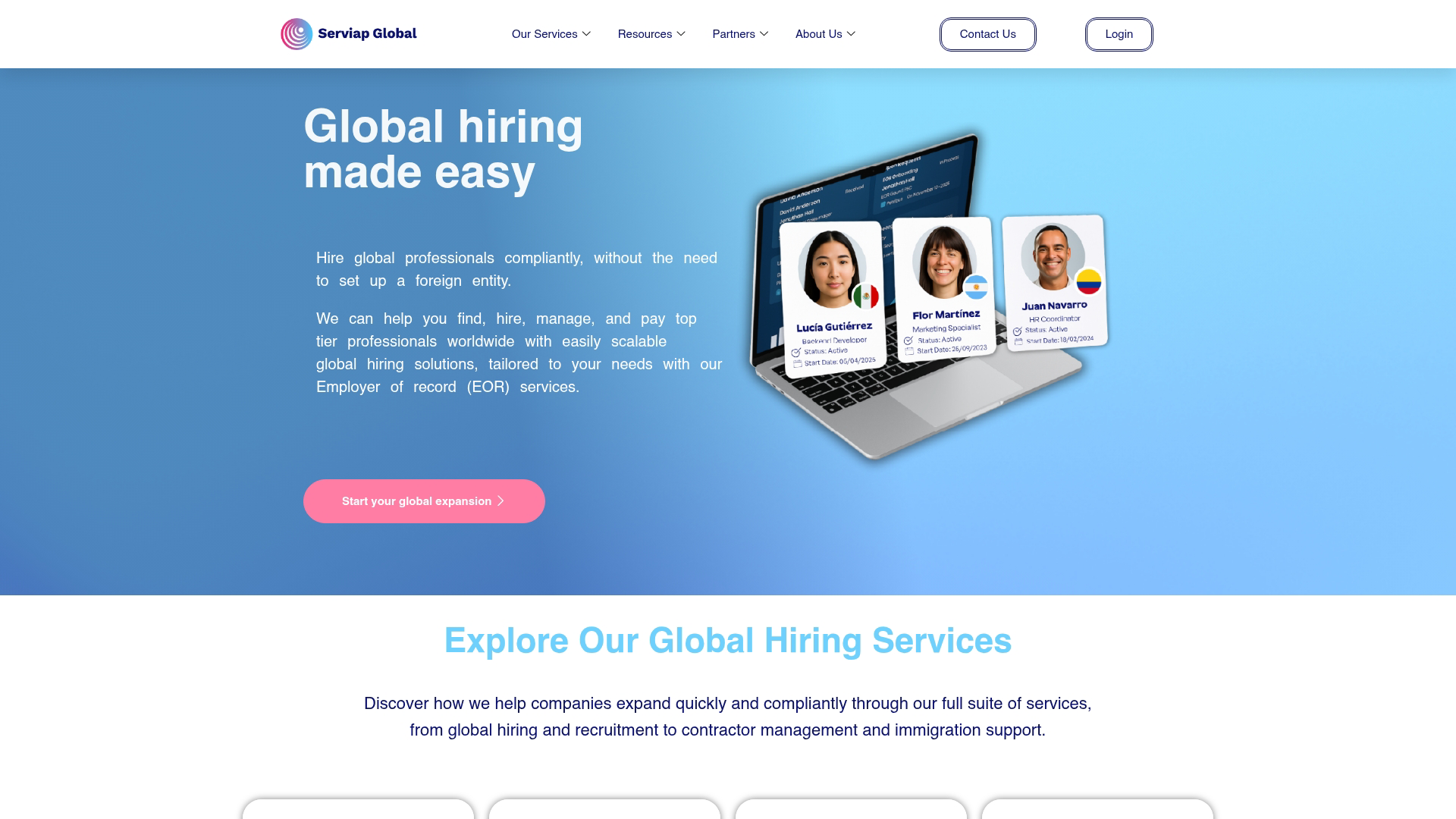 Serviap Global Screenshot