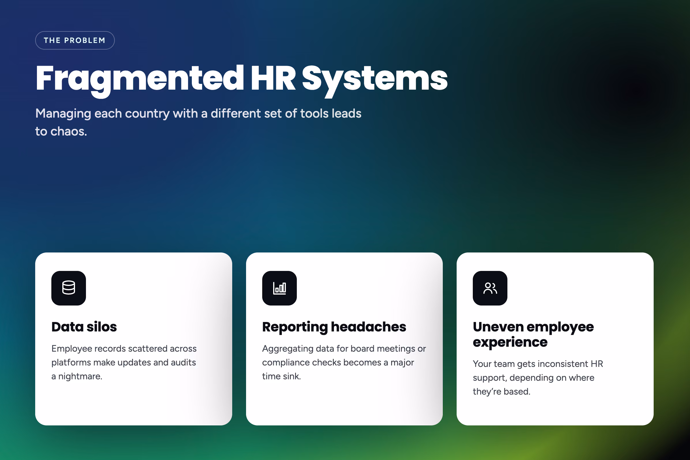 The effects of fragmented HR systems