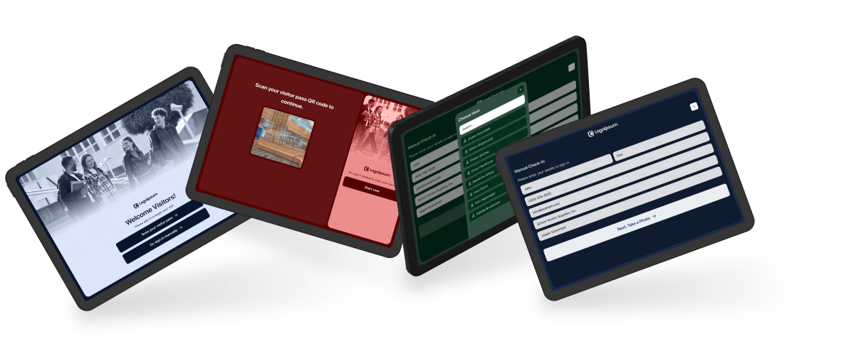 Ruvna Visitor Management Kiosk UI