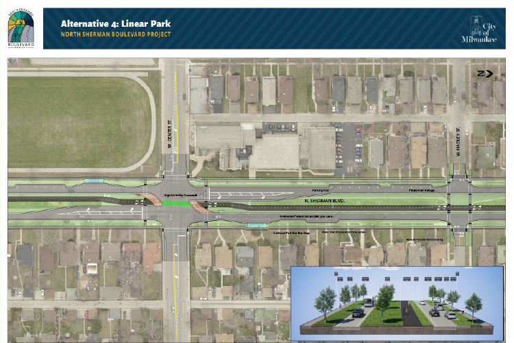 PIM #2 Alternative 4: Linear Park Exhibit