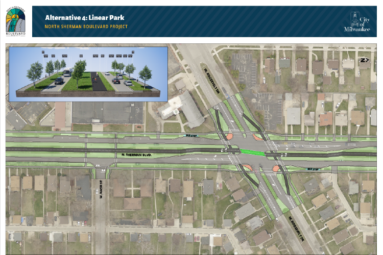 PIM #2 Alternative 4: Linear Park Exhibit